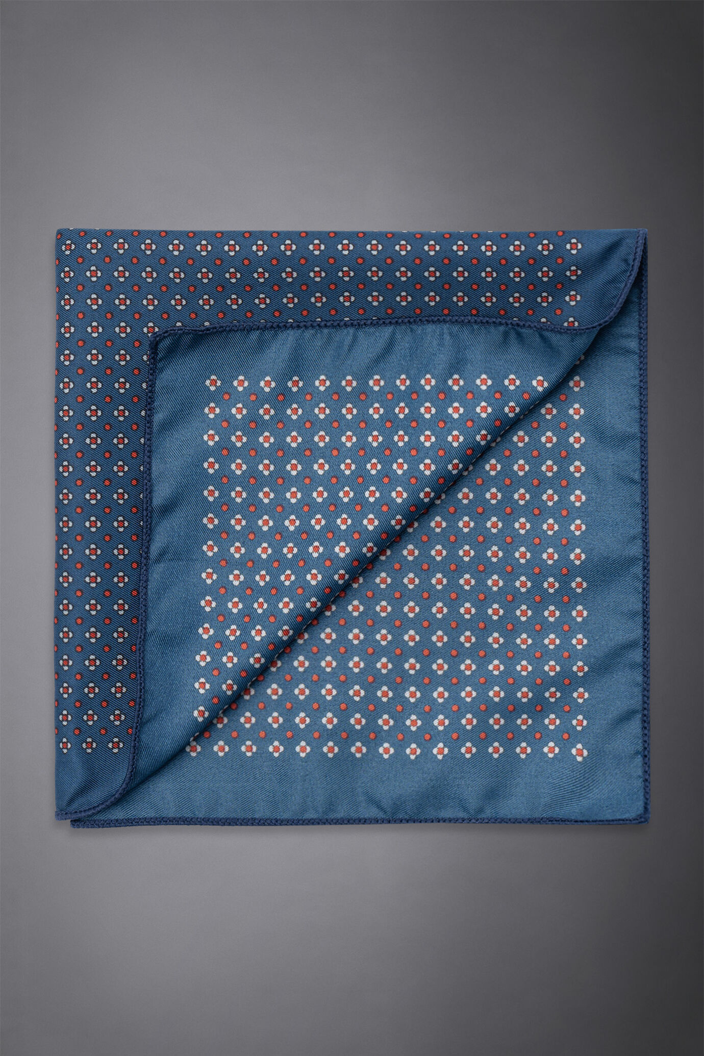 Einstecktuch aus bedrucktem, gemustertem Twill image number 0