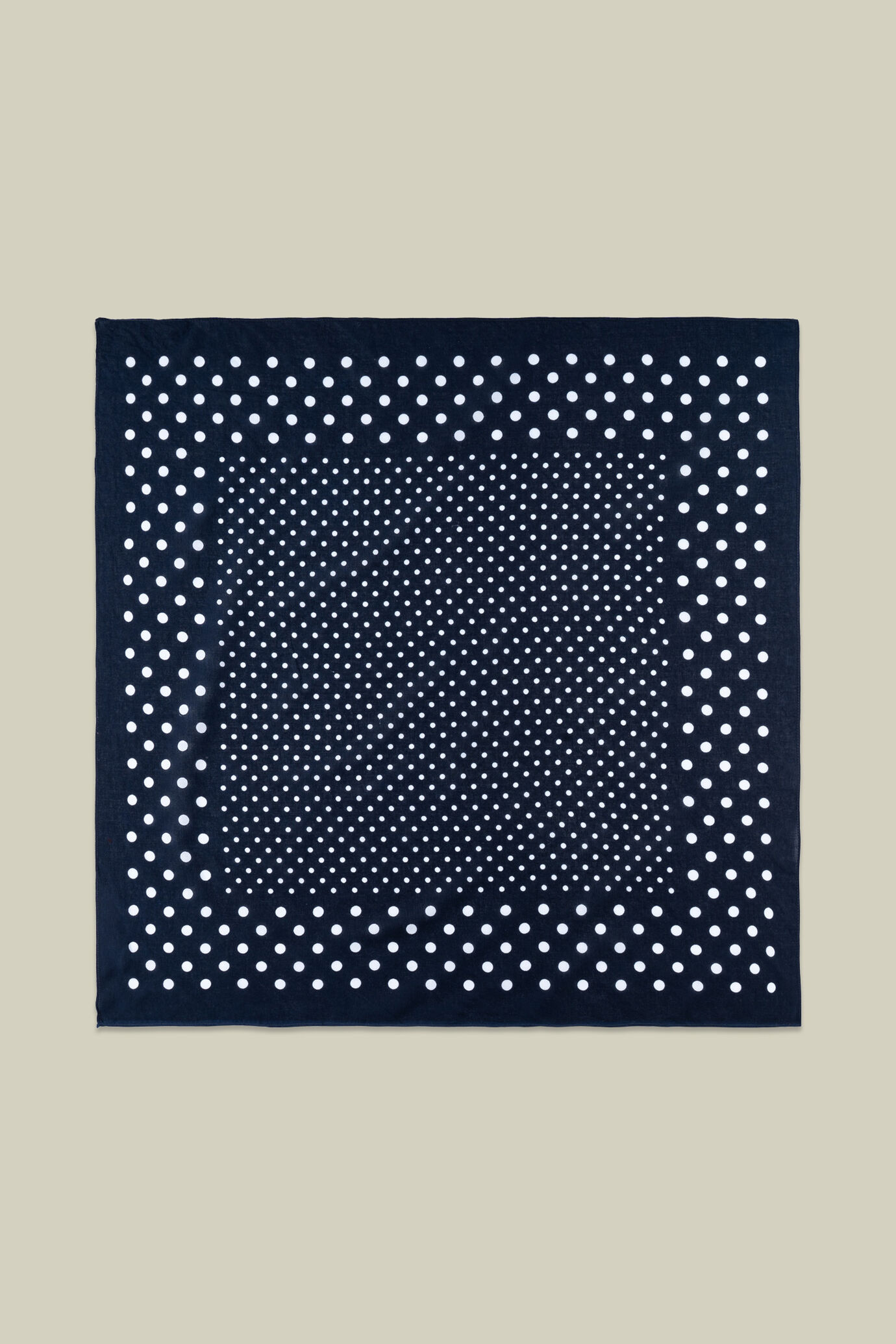 Écharpe homme motif à pois