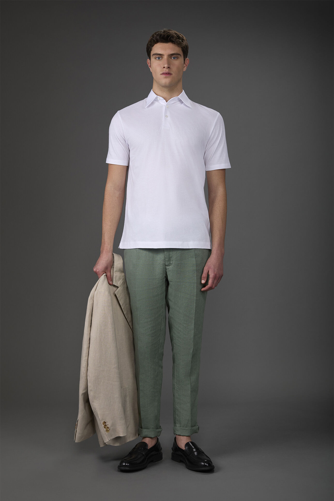 Kurzarm-Poloshirt für Herren aus 100% Bio-Baumwolle