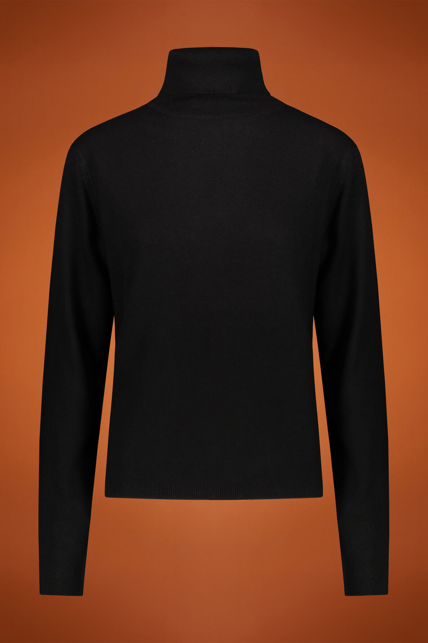 Women's wool and cashmere blend turtleneck sweater image number 0