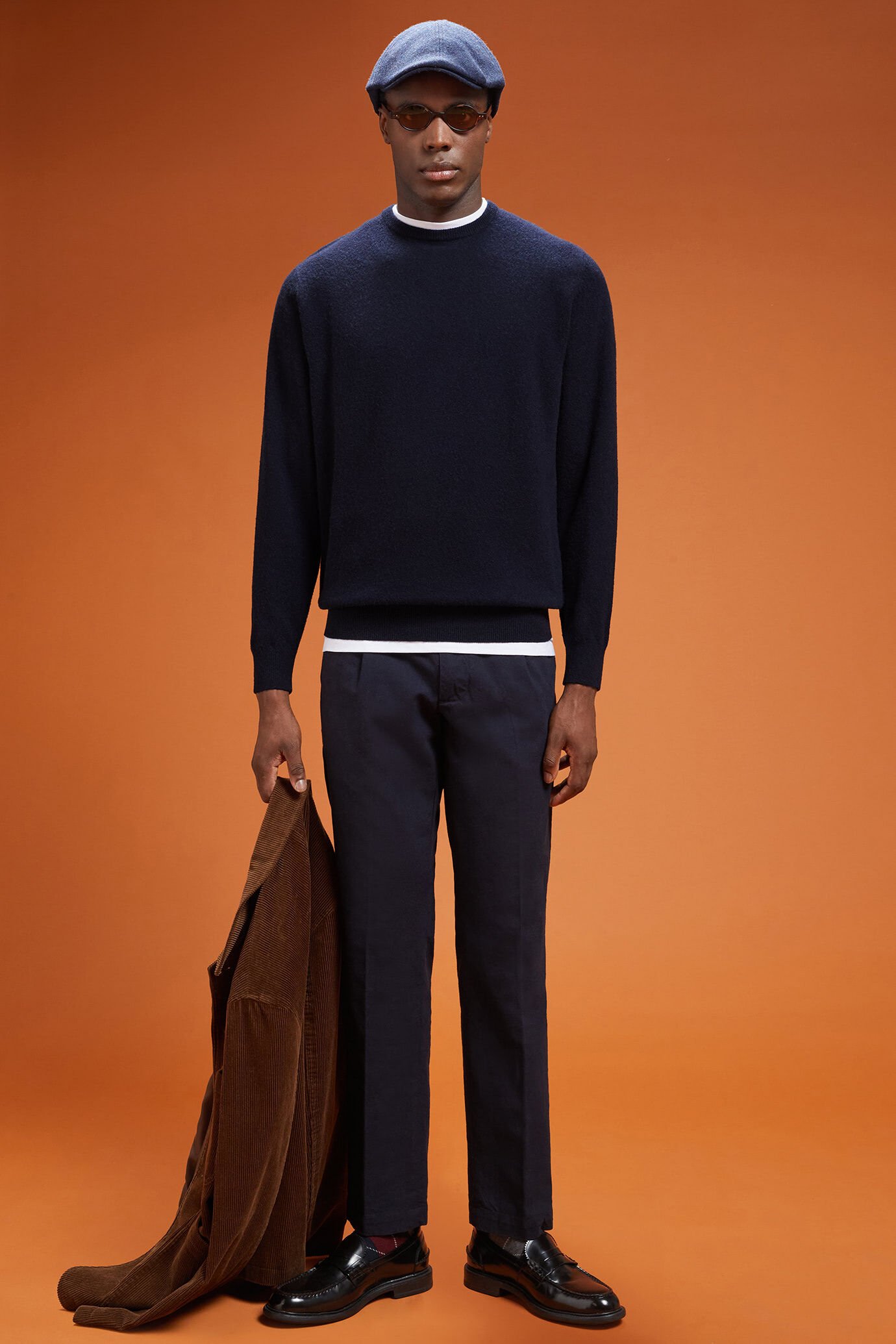 Men's regular fit lambswool jumper image number 1