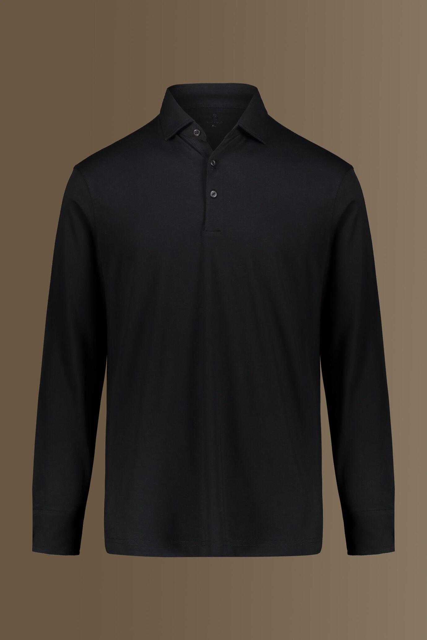 Polo manica lunga uomo 100% cotone supima image number 4