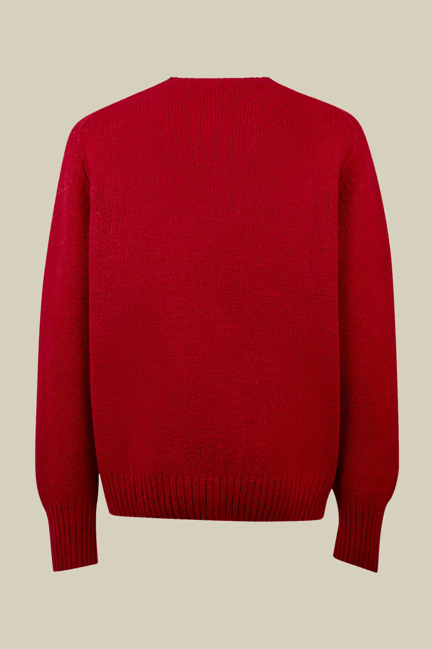 Herren-Pullover mit Rundhalsausschnitt aus 100 % Wolle in normaler Passform image number 6