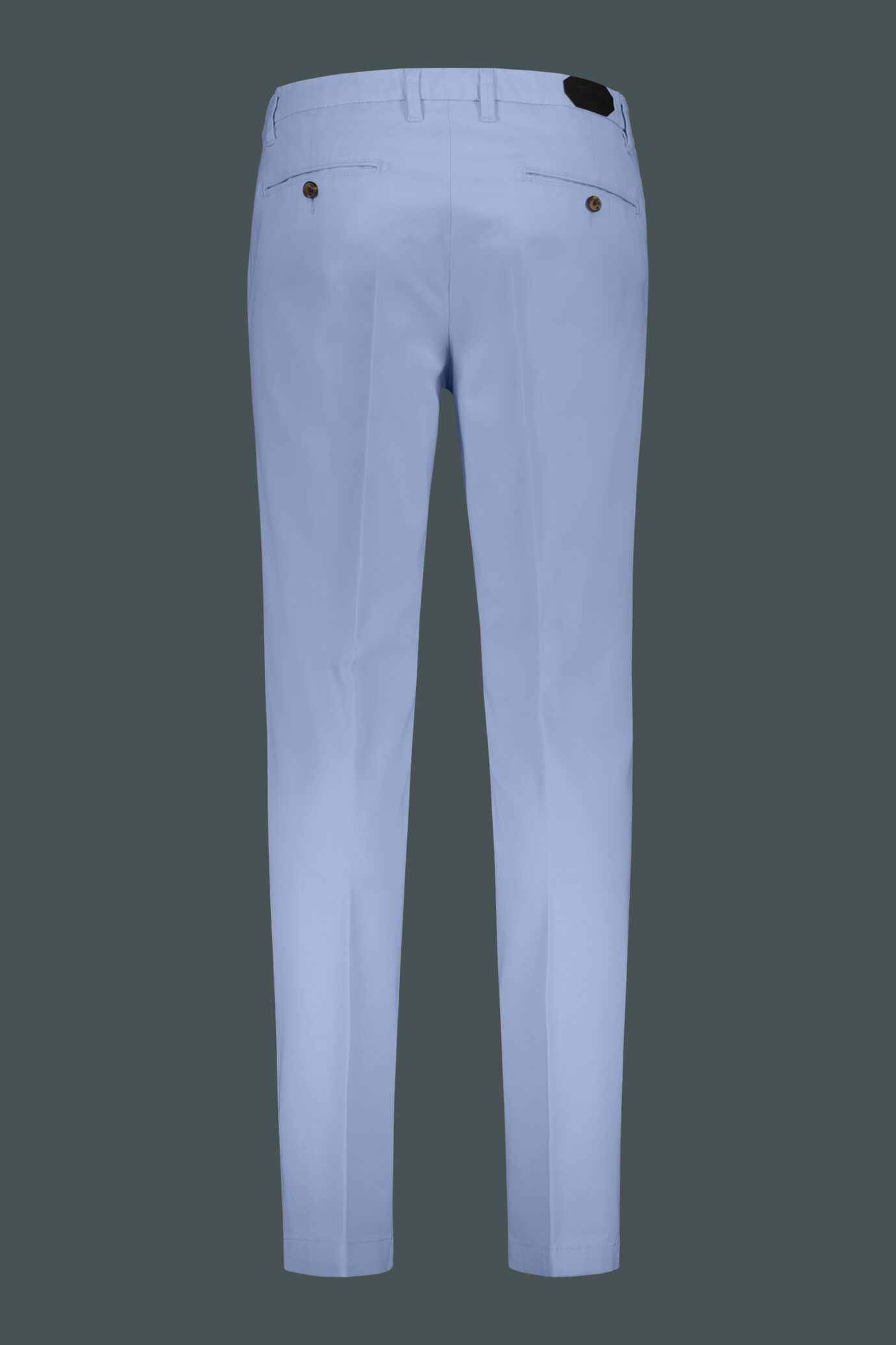 Pantaloni uomo chino twill cotone stretch tinta unita image number 1