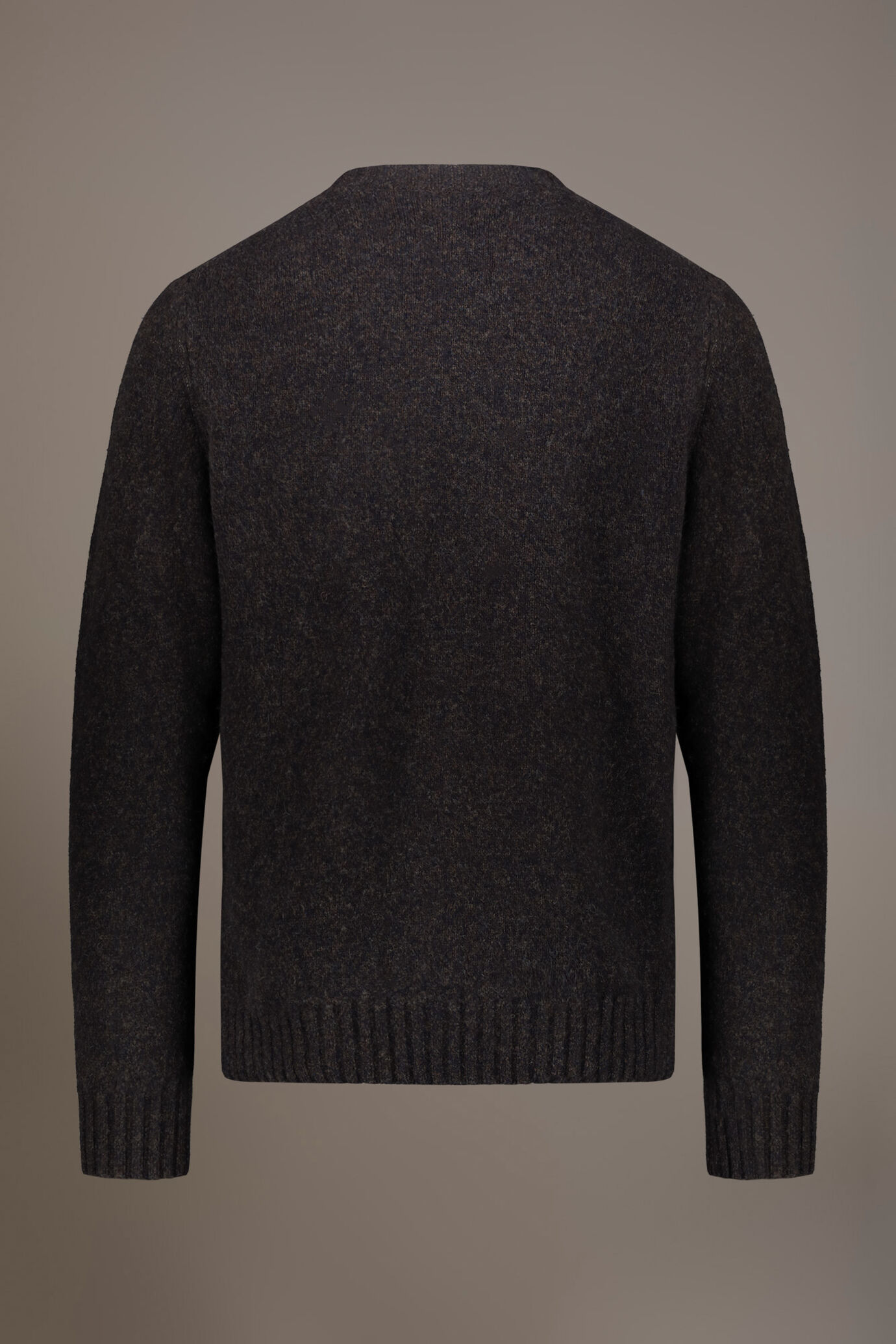 Lambswool blend round neck sweater image number 5