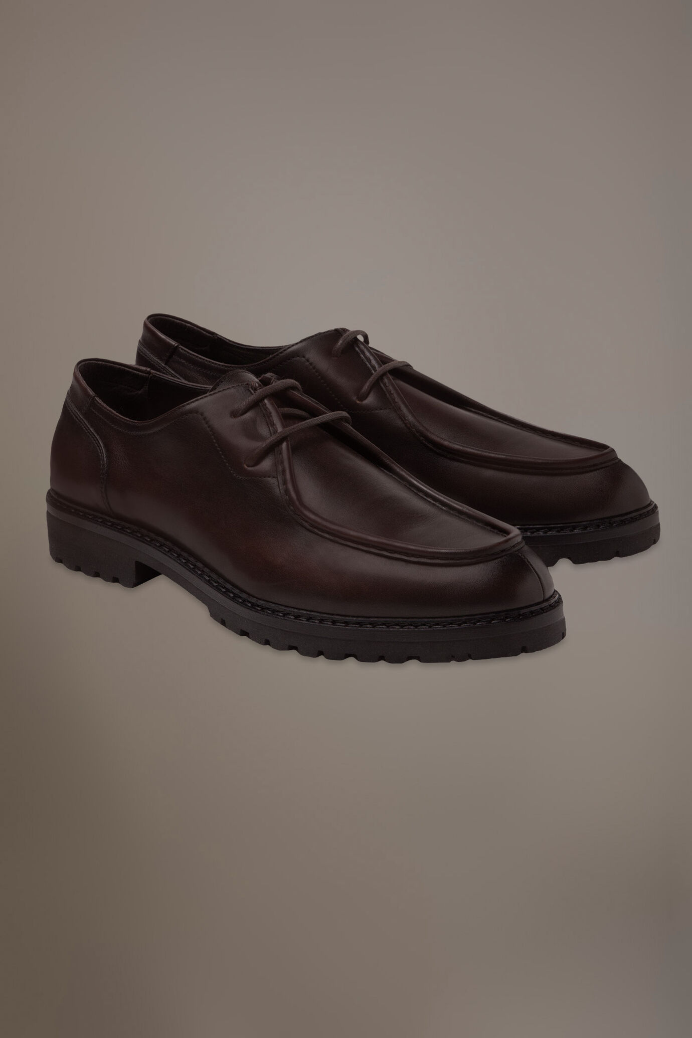 Scarpa ranger uomo 100% pelle brown image number 0