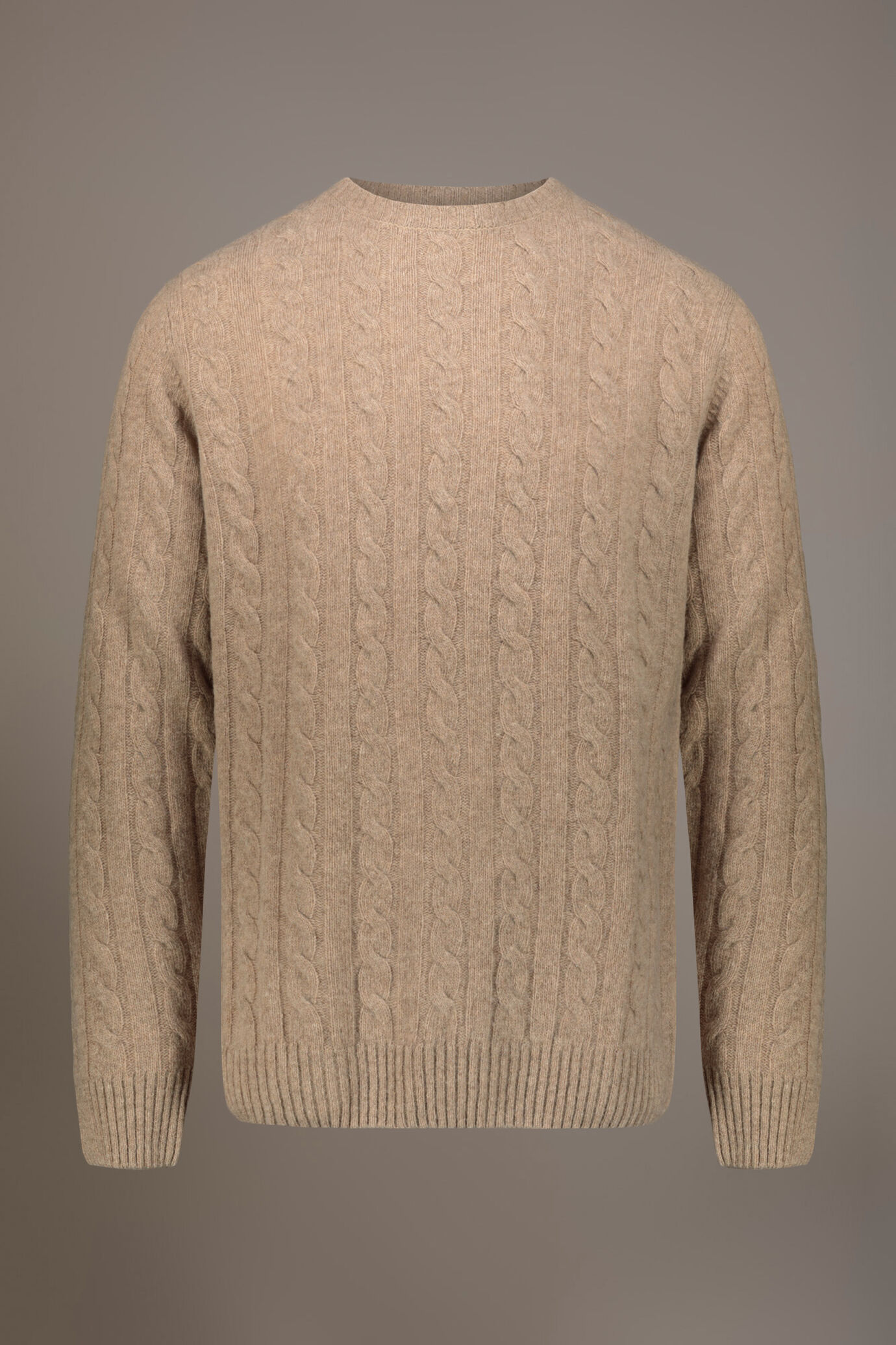 Maglia girocollo in misto lana lambswool image number 4