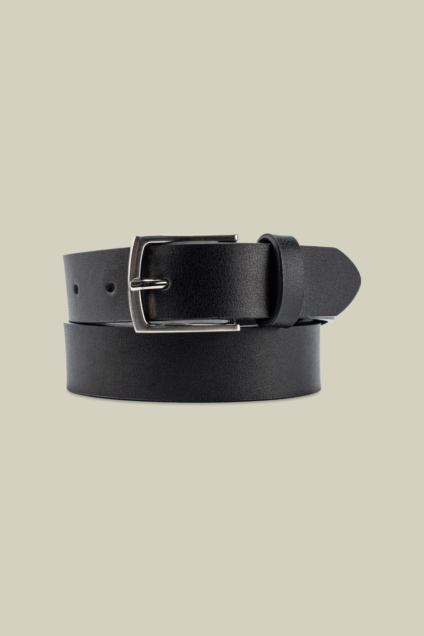 Classic men's belt in 100% leather without stitching image number 2