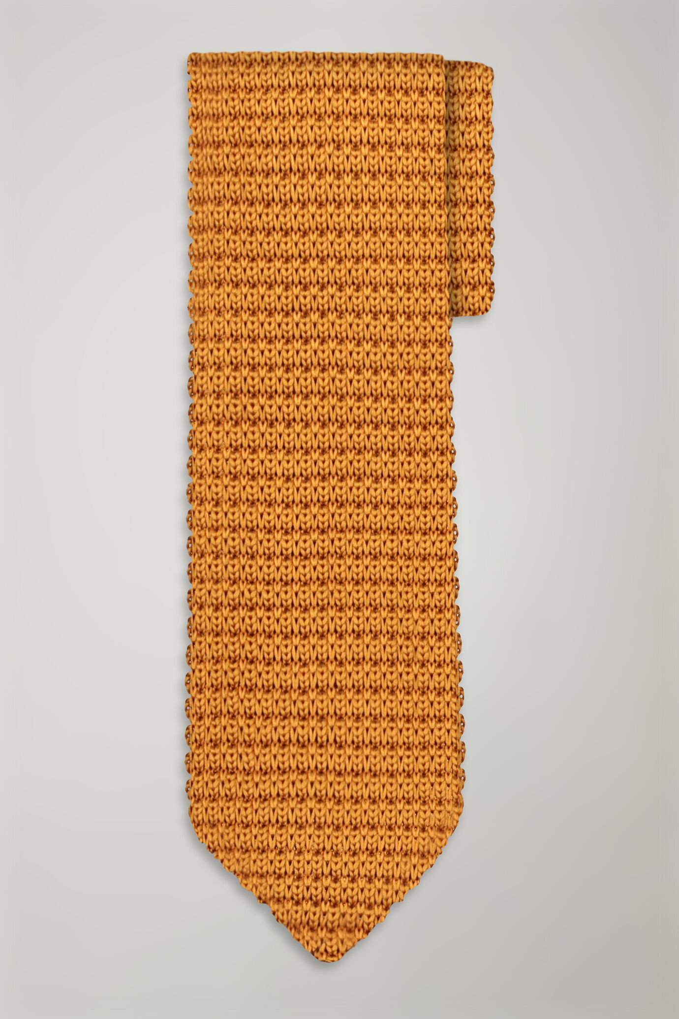 Cravatta uomo tricot tinta unita image number 0