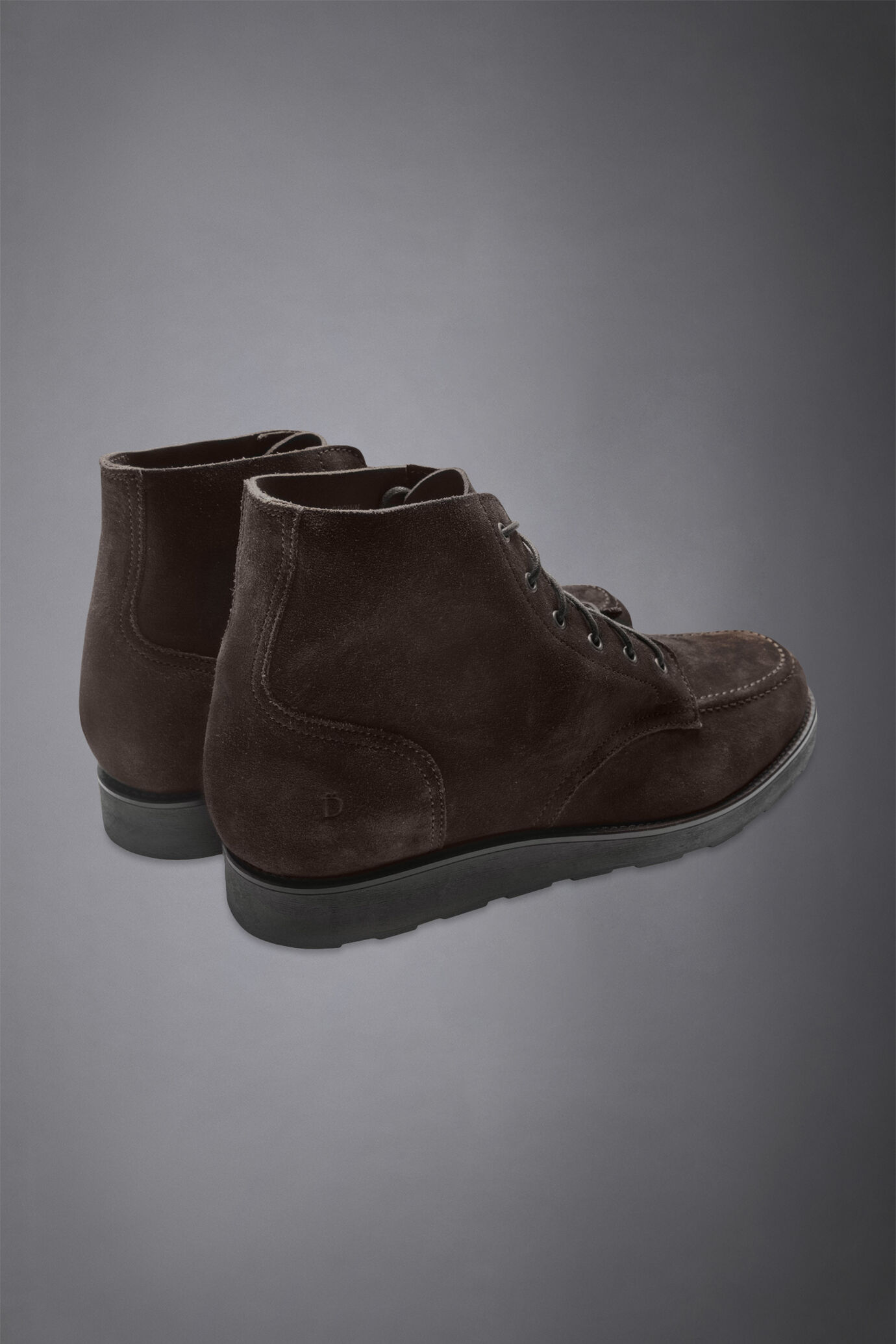 Men's 100% suede ankle boots with rubber sole image number 3