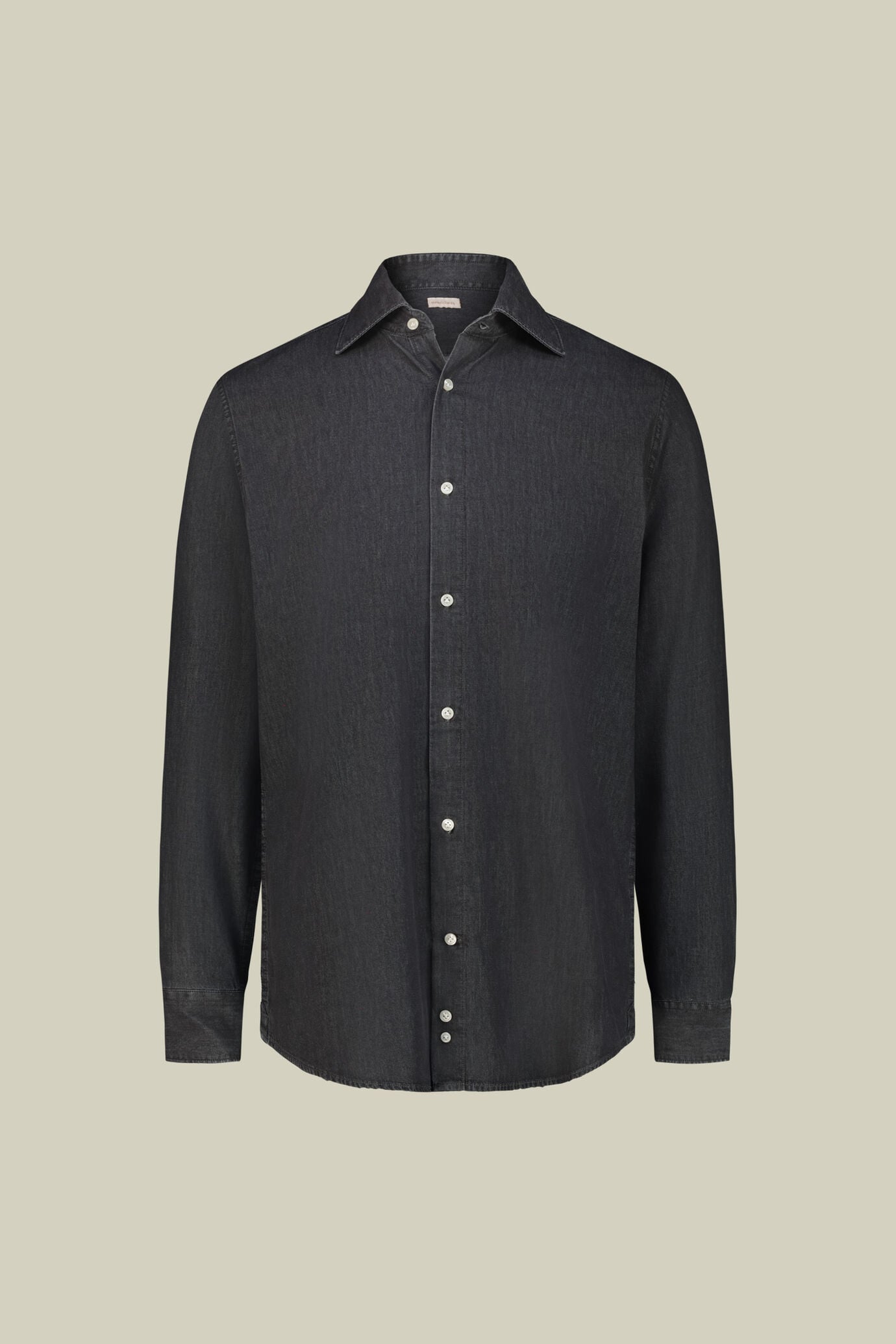 Men&rsquo;s Slim-fit Denim Fabric Shirt