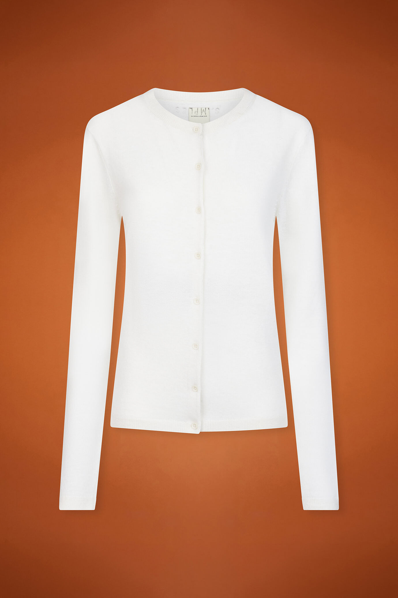 Damen-Strickjacke mit Rundhalsausschnitt aus Wolle und Kaschmir in normaler Passform image number 4