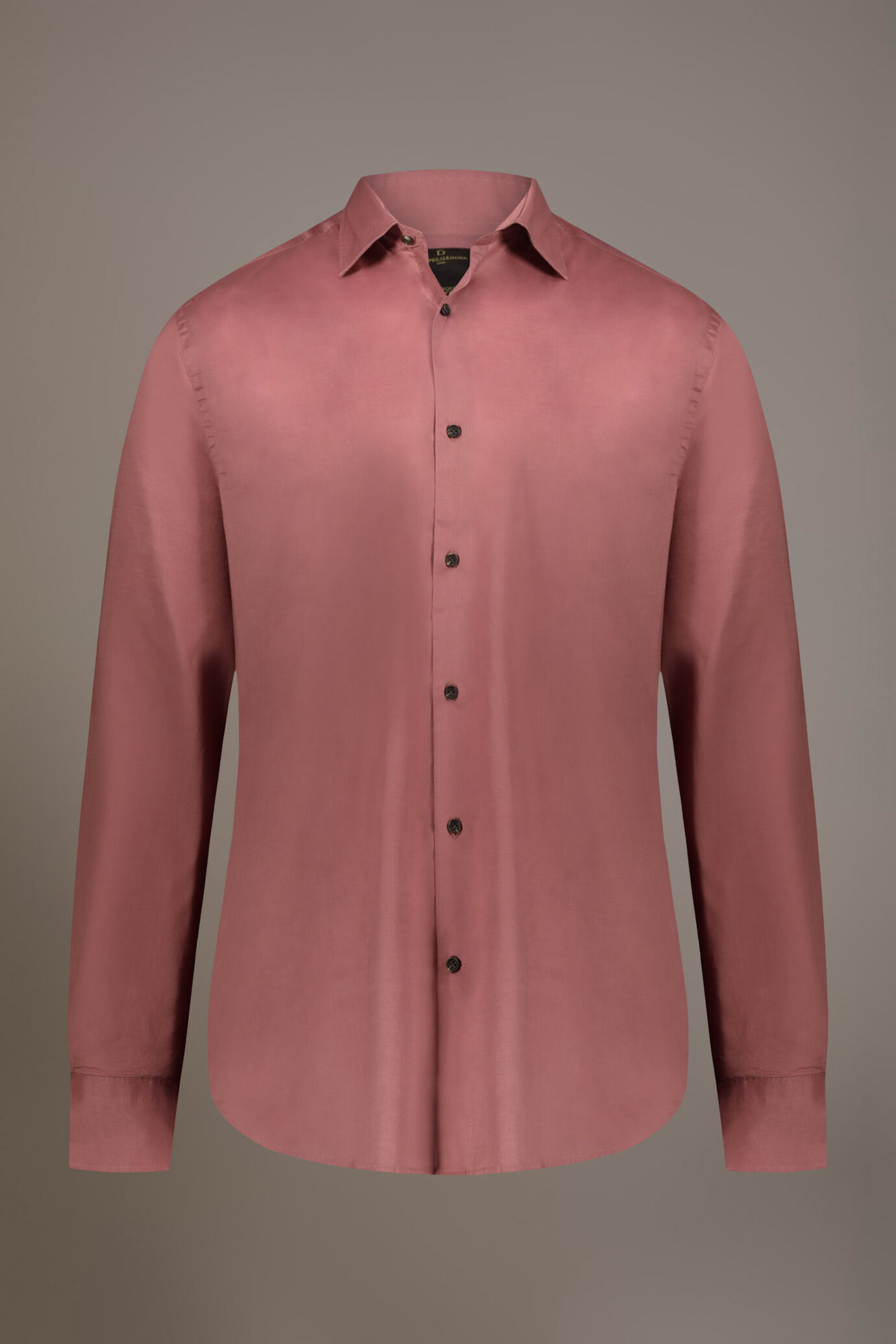 Camicia casual collo francese comfort fit in mussola di cotone image number 3