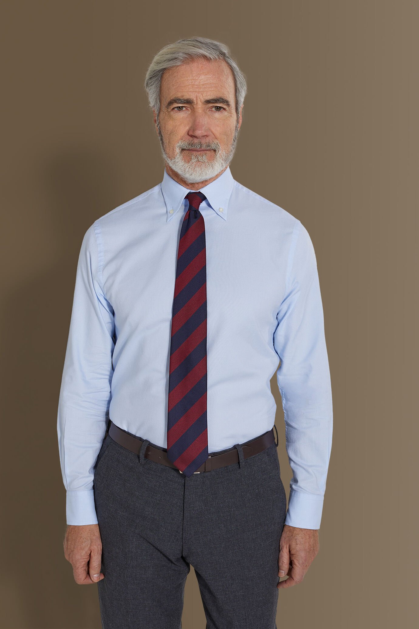 Camicia uomo button down tessuto oxford super leggero image number 0