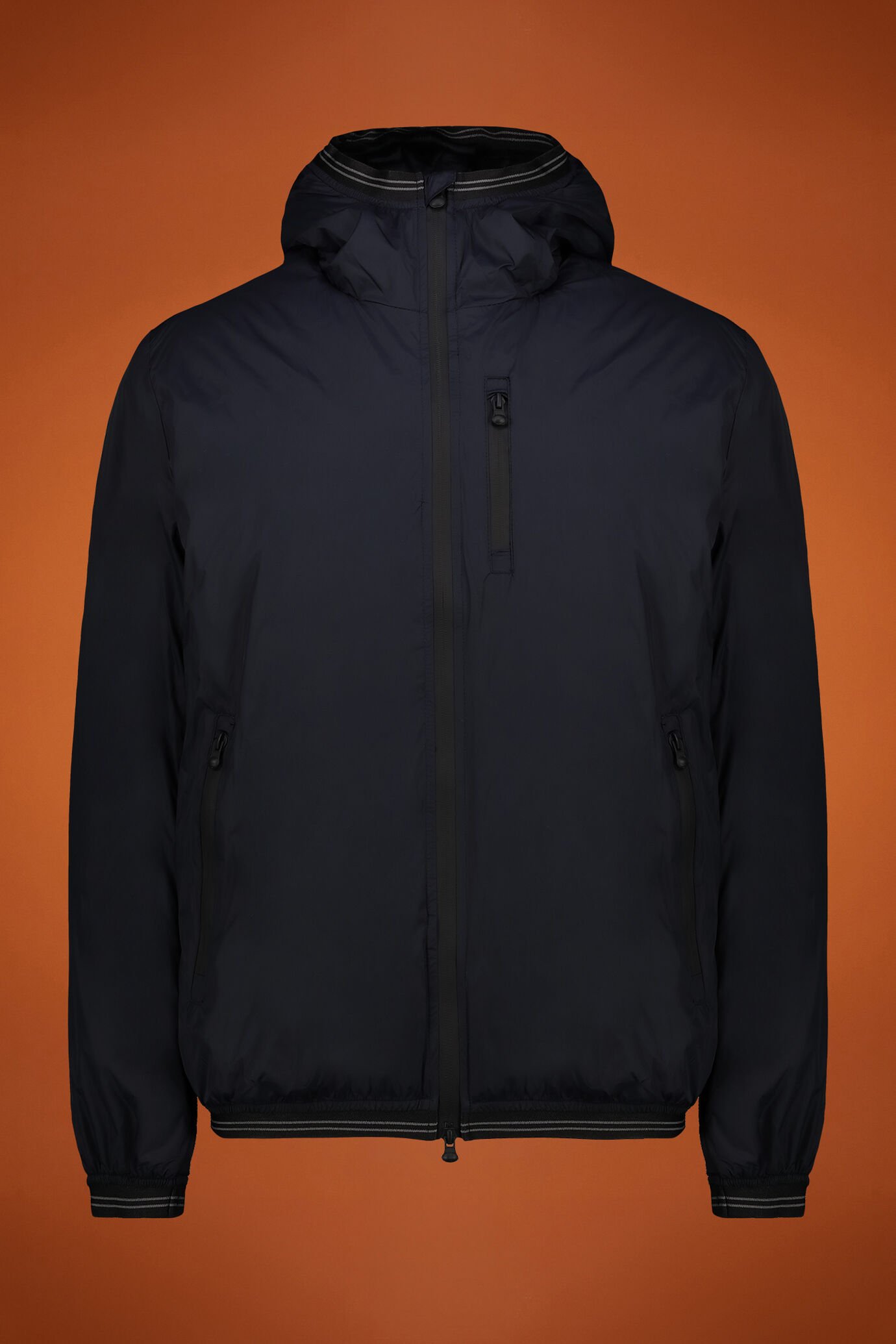 Veste technique pour homme avec capuche et doublure intérieure