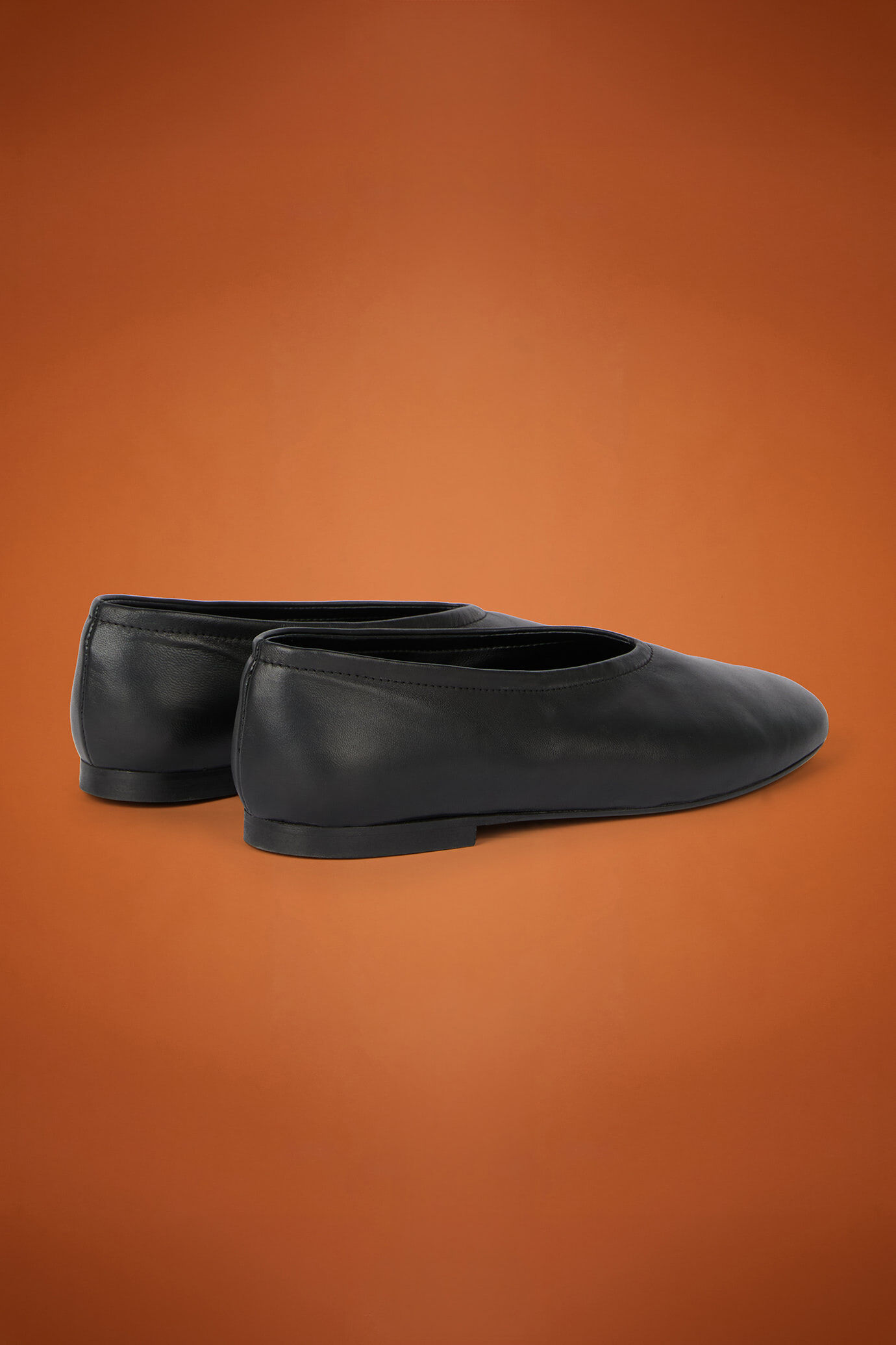Ballerines pour femme, 100% cuir véritable avec semelle en caoutchouc image number 2