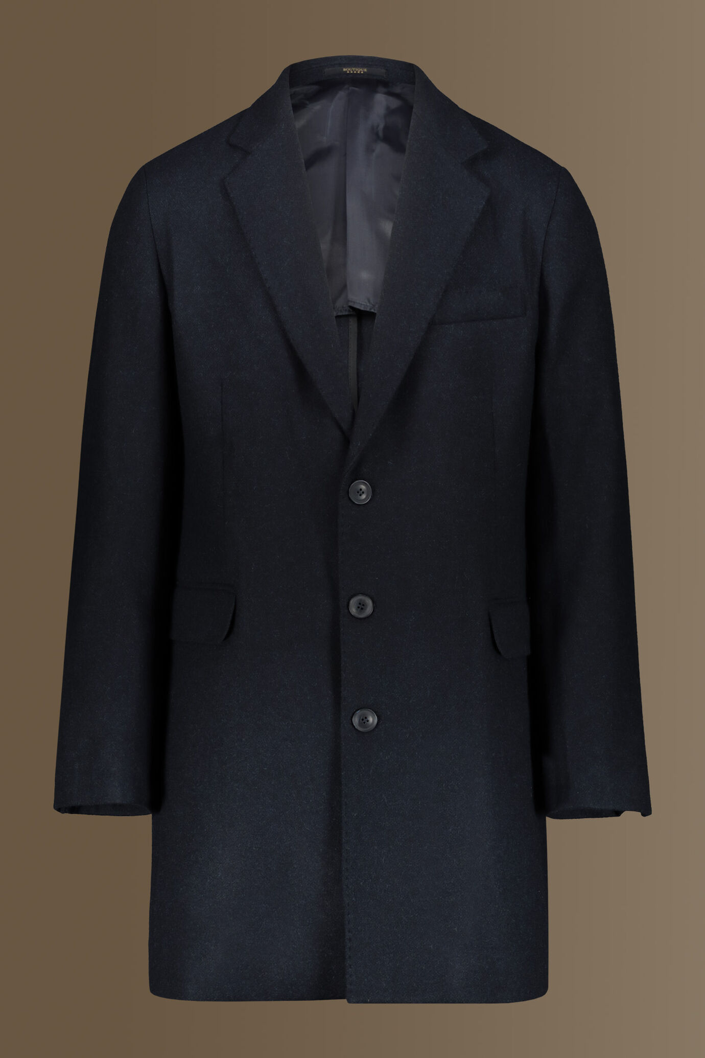 Cappotto classico misto lana tessuto tweed image number 5