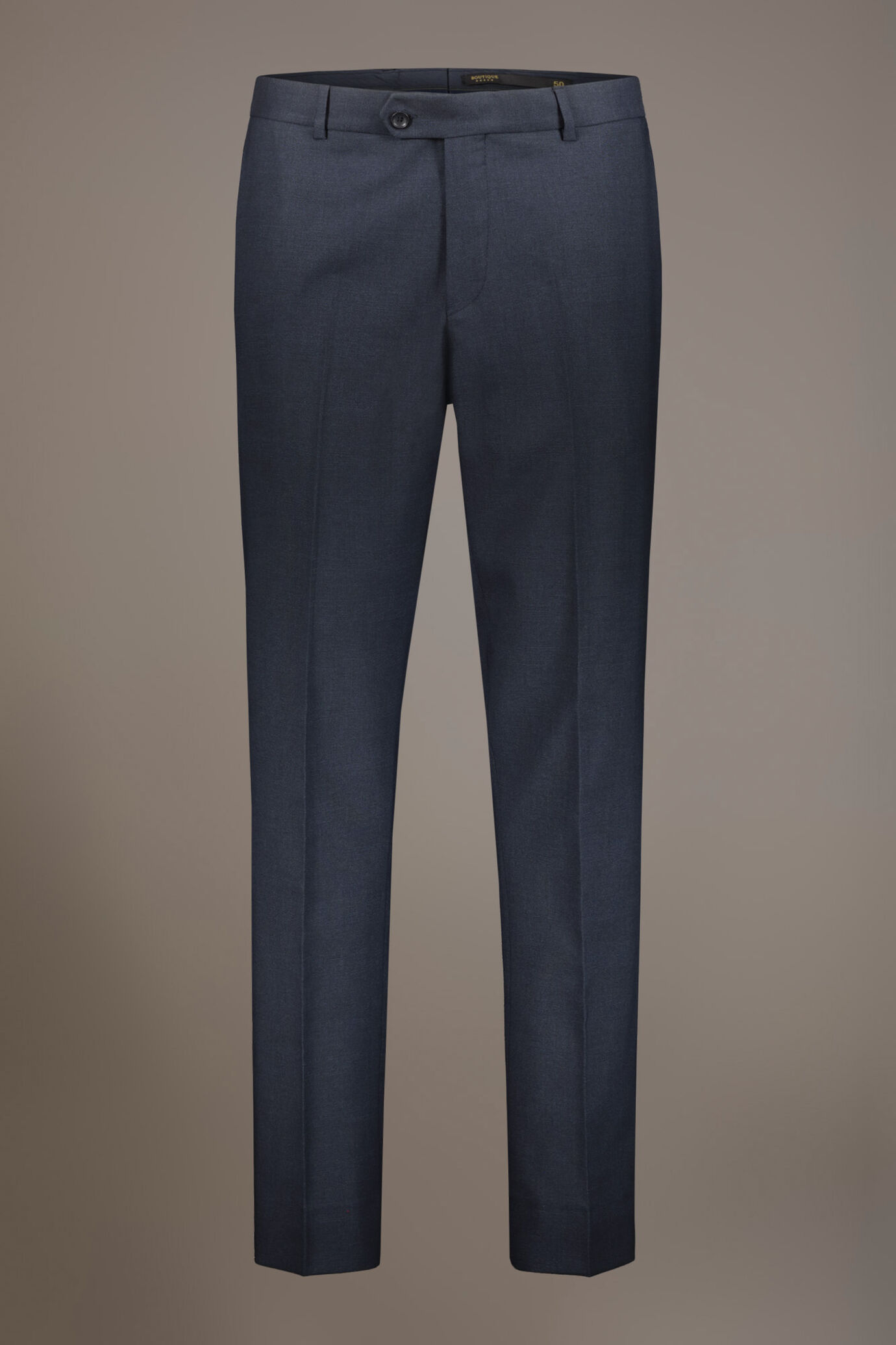 Abito monopetto con pantalone senza pinces tessuto principe di galles image number 7