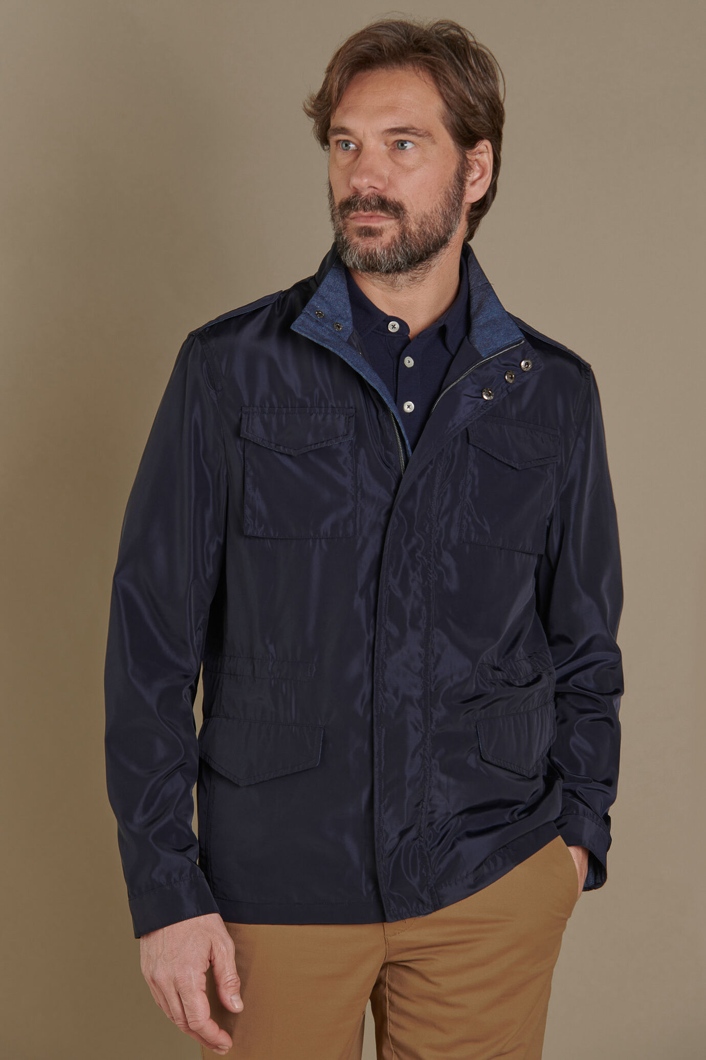 Ultralight and adjustable unlined field jacket image number 0