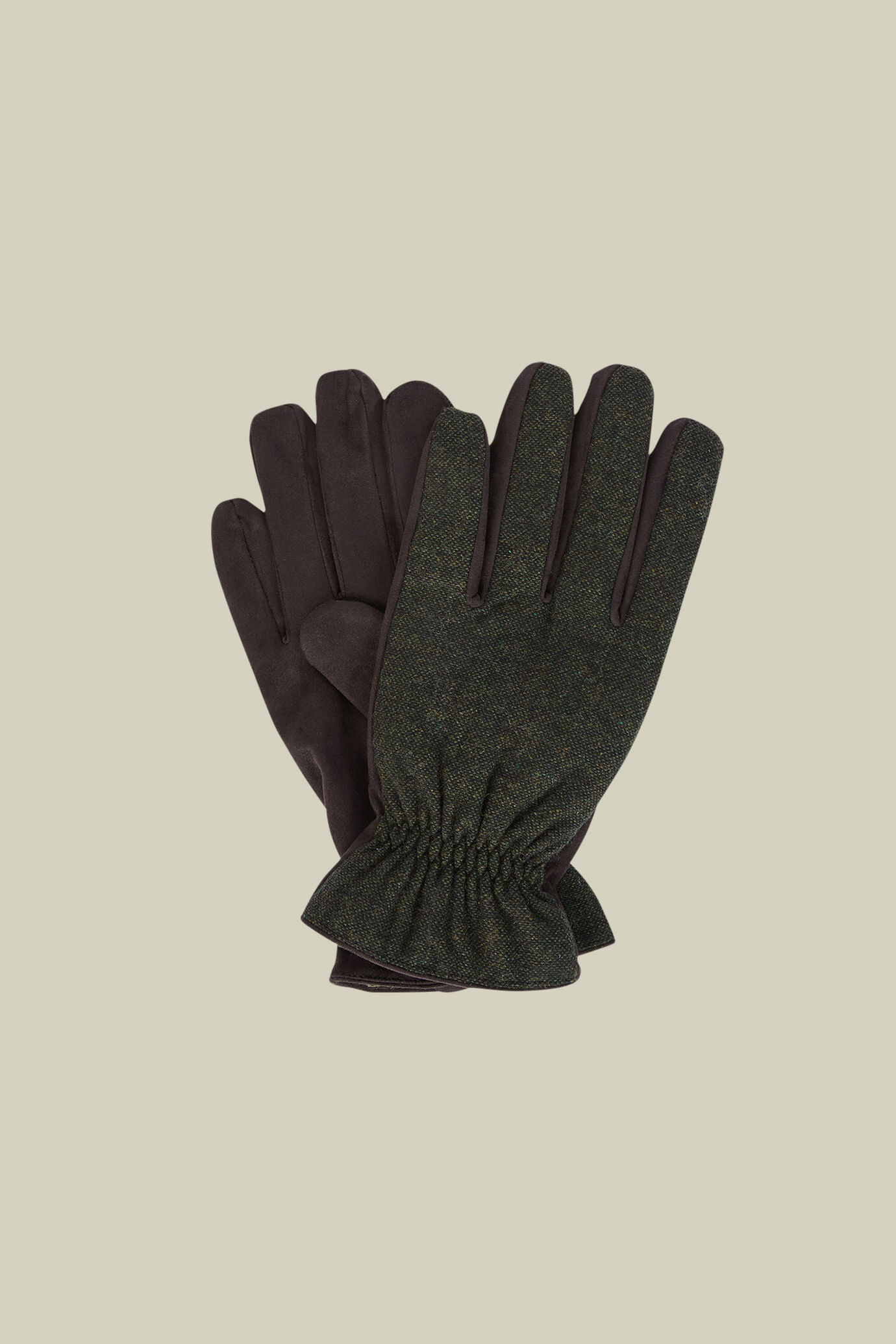 Men's tweed gloves image number 0
