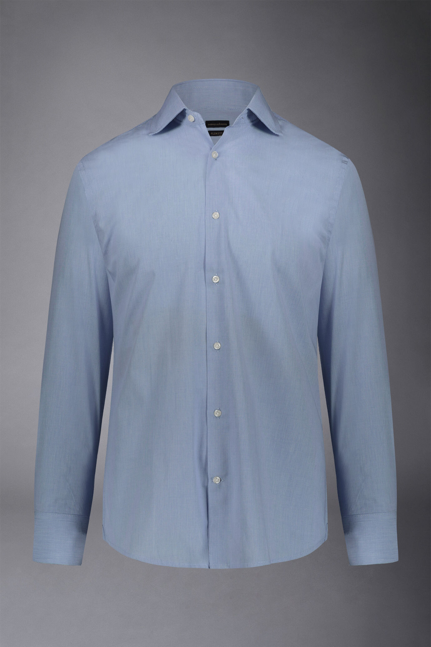 Camicia classica uomo collo francese slim fit fantasia a quadretti image number 4