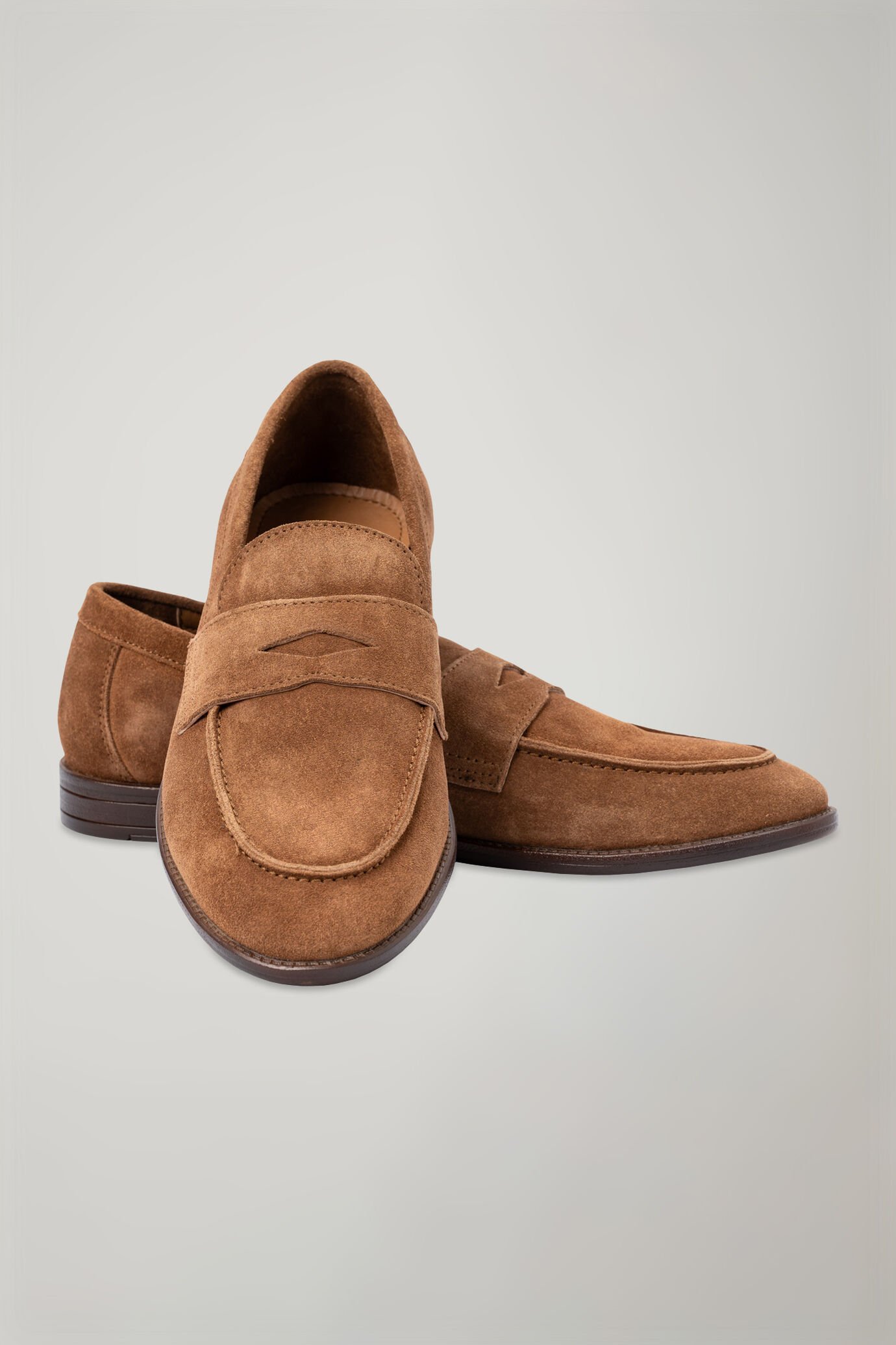 Mocassin pour homme en daim véritable image number 0