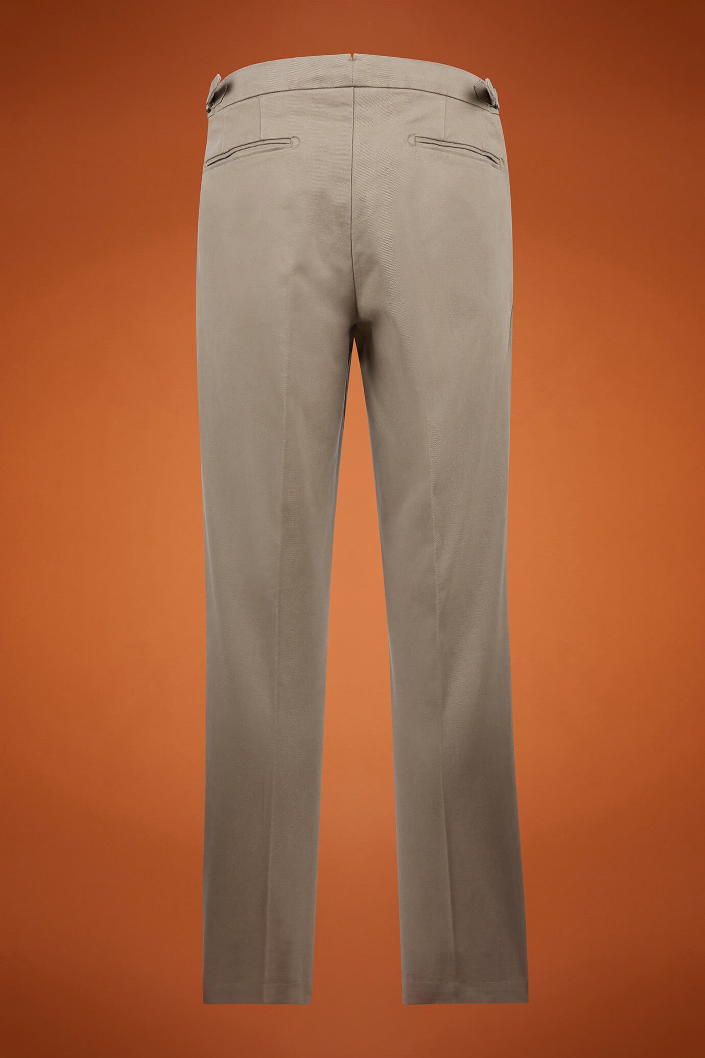 Pantalon pour homme à double pince en toile diagonale, coupe classique image number 5