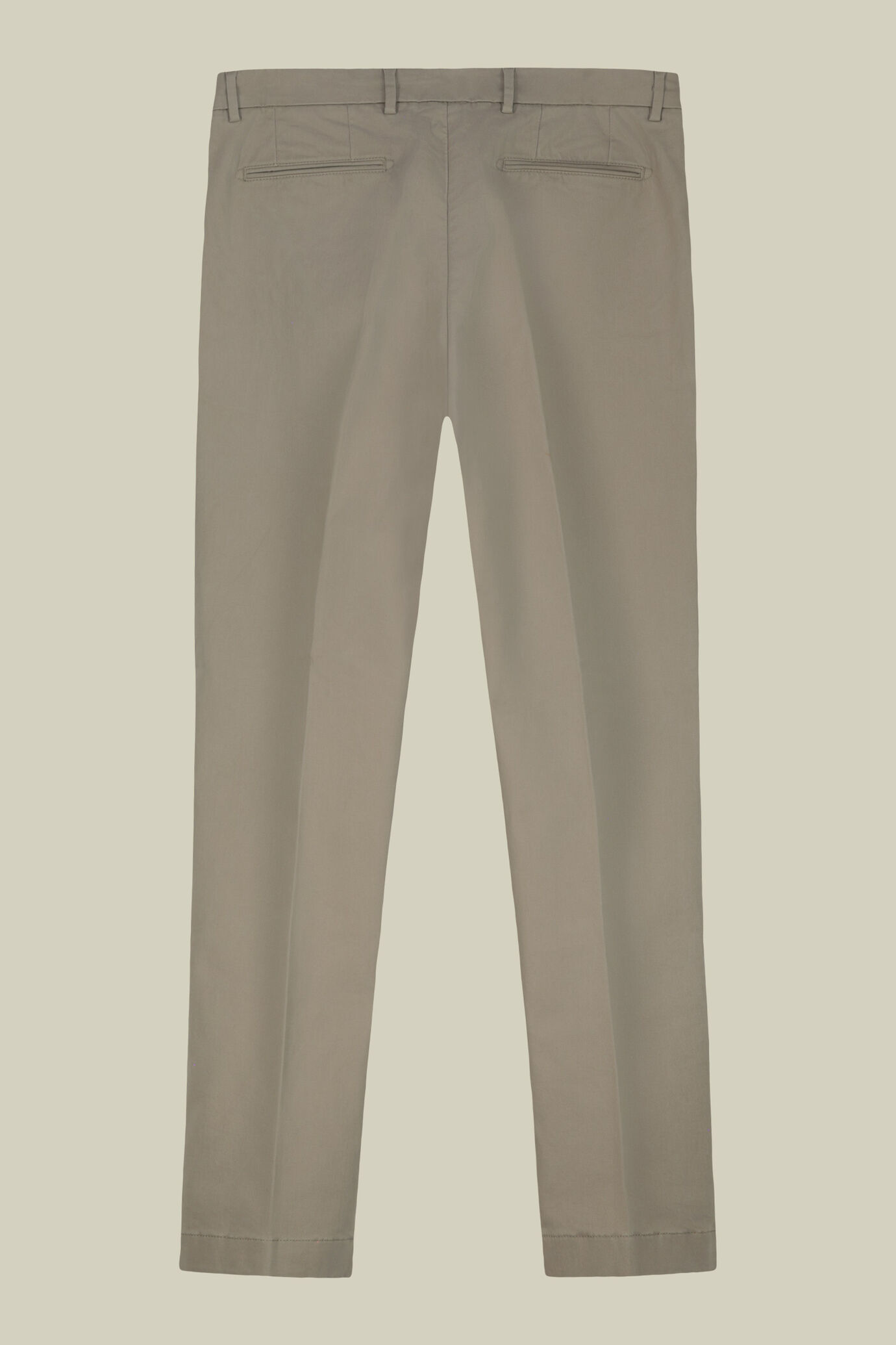 Pantalone uomo chino classico costruzione twill elasticizzato regular fit image number 5