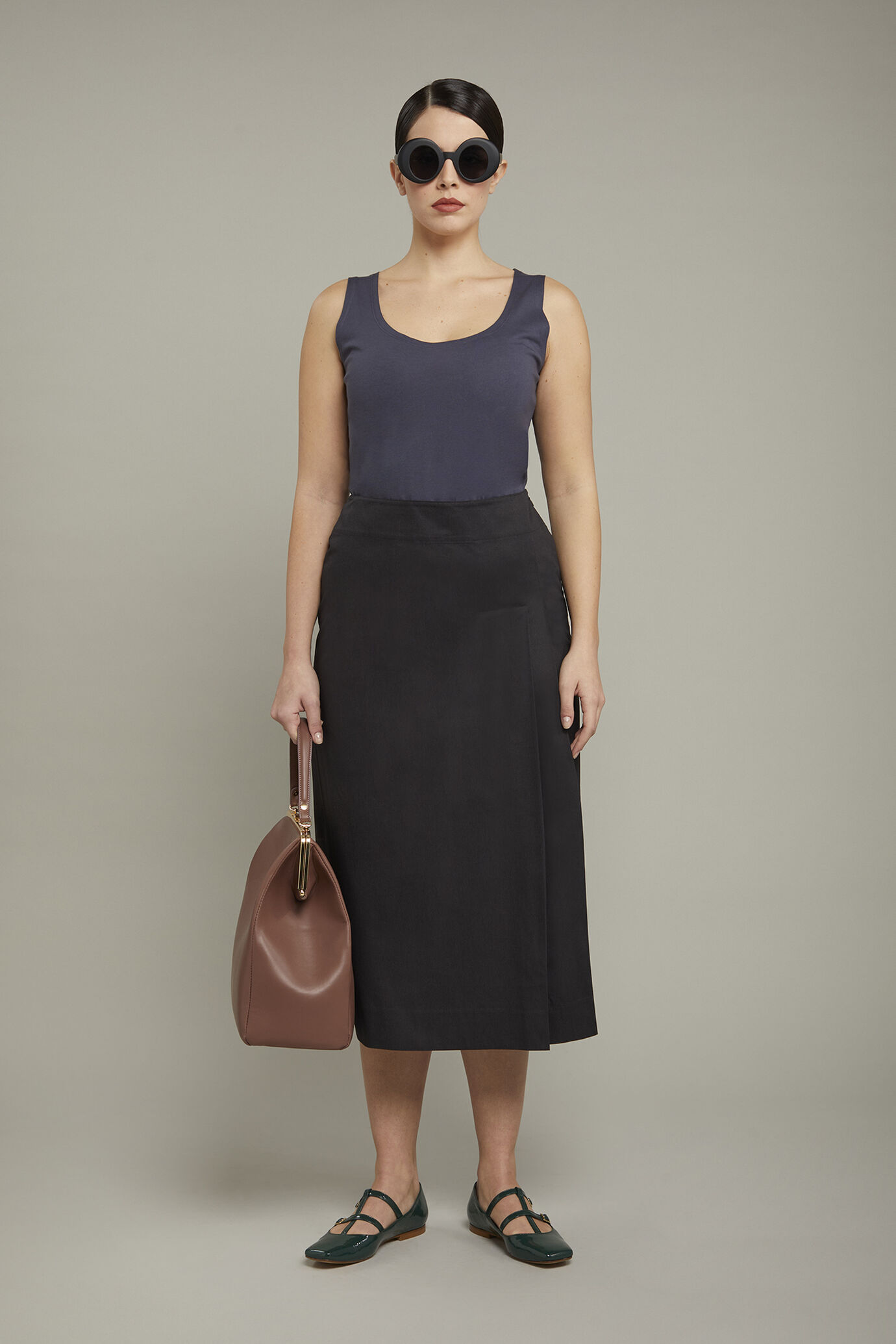 Damen-Tanktop aus 100 % Baumwolljersey in bequemer Passform image number 0