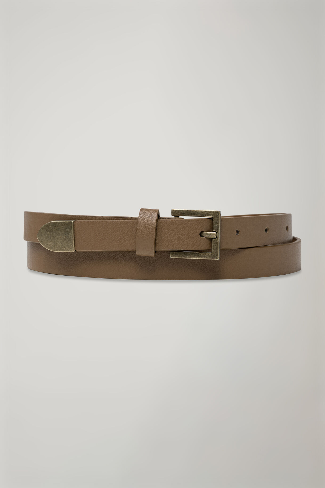 Women's belt coated with leather image number 0