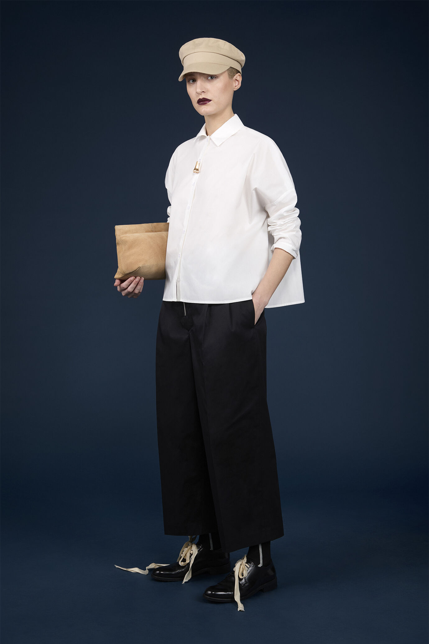 Camicia donna boxy a maniche lunghe image number 2