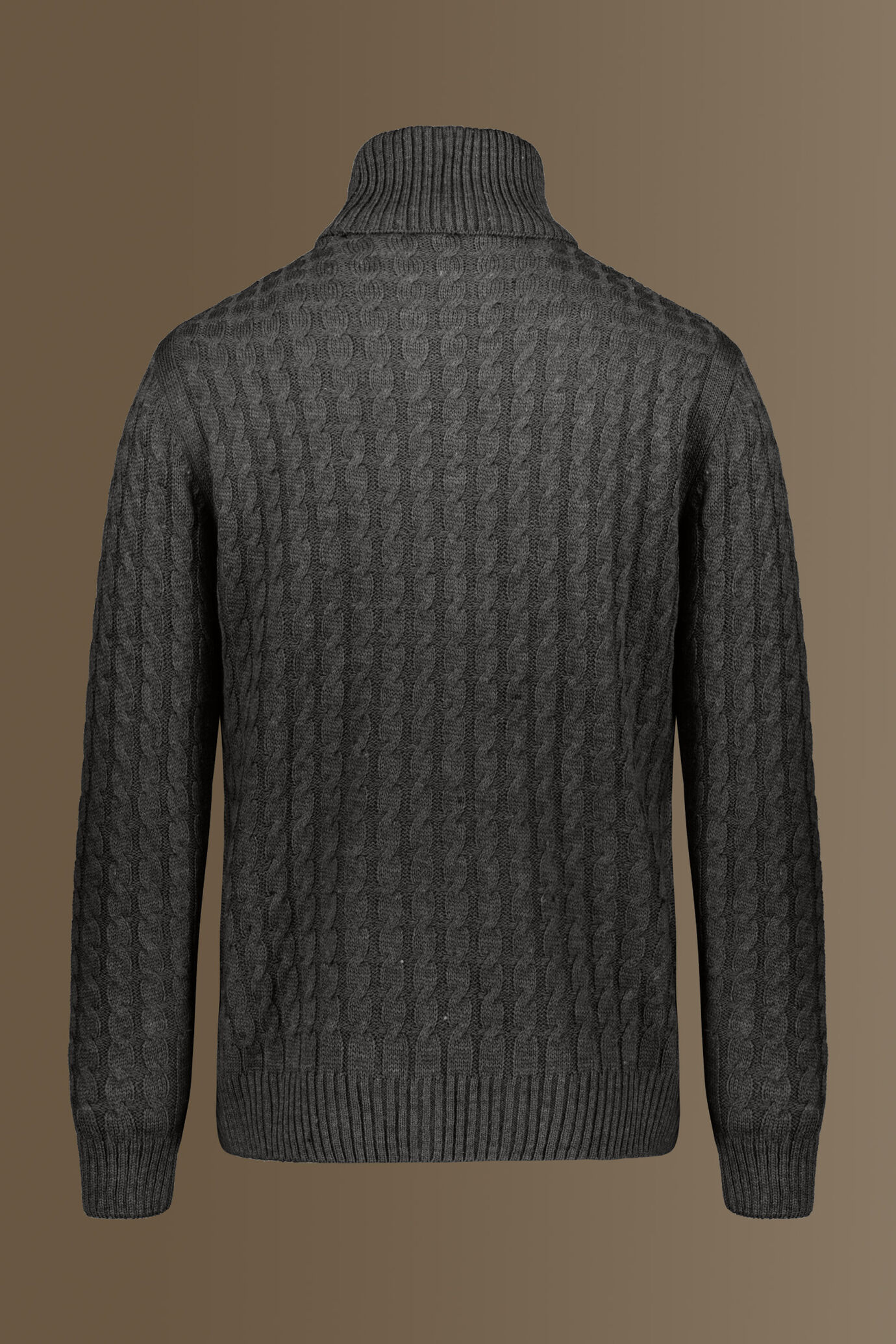 Maglia collo alto misto lana image number 1