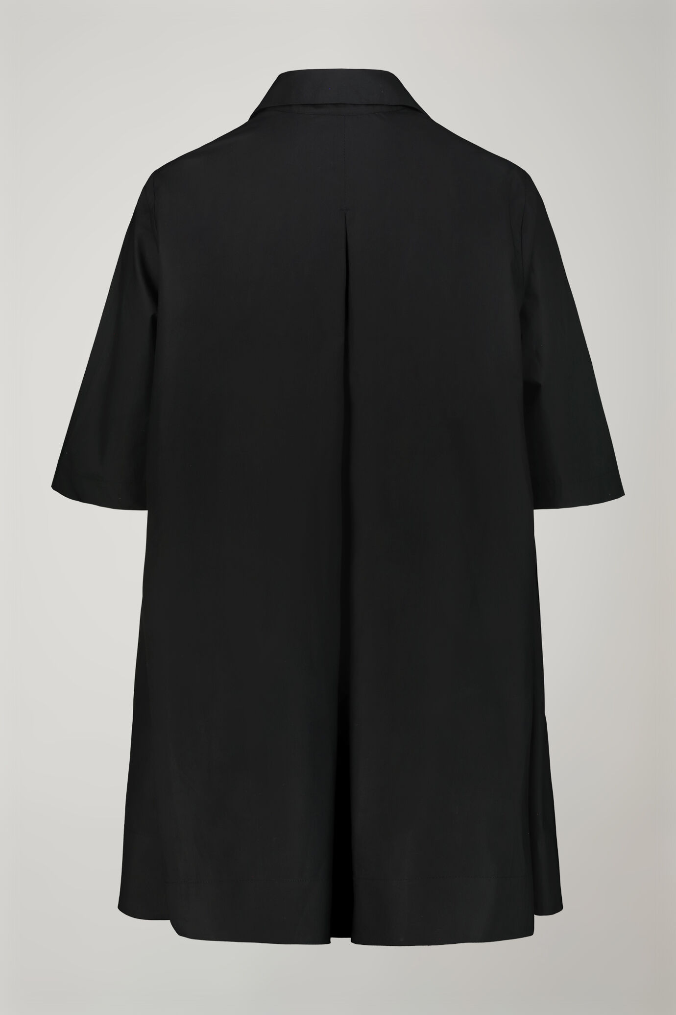 Kleid für Damen aus 100 % Baumwolle mit Polokragen in normaler Passform image number 4