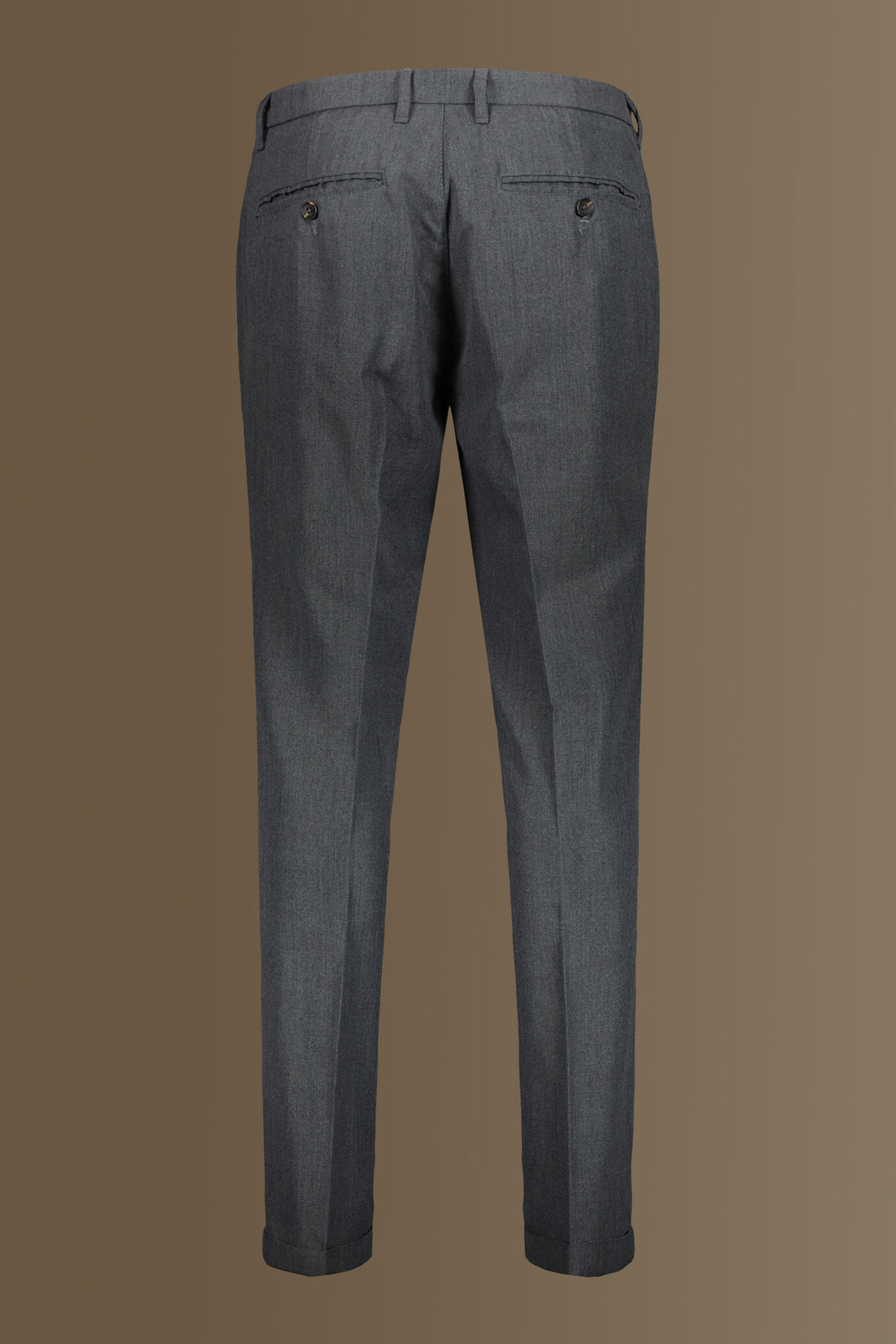 Pantalone uomo chino con pinces singola e risvolto image number 5