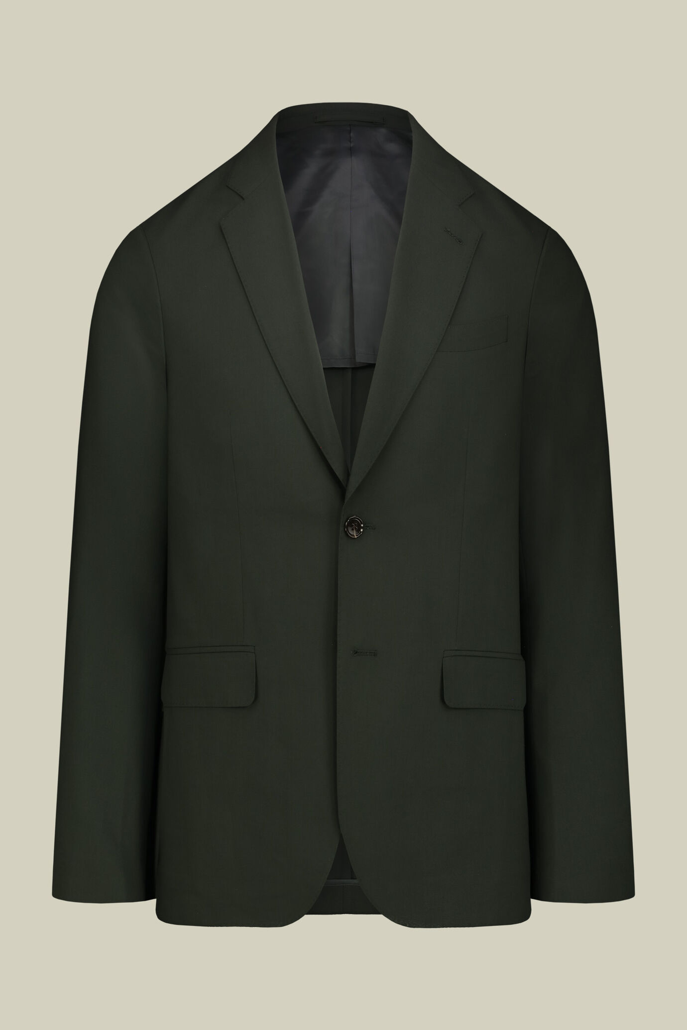 Plain men's suit, regular fit image number 4