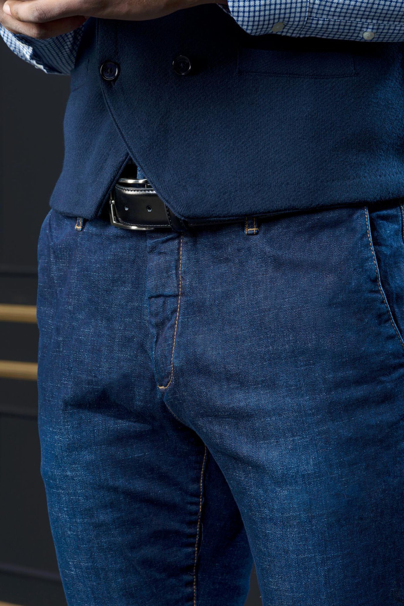 Chinos in denim image number 1