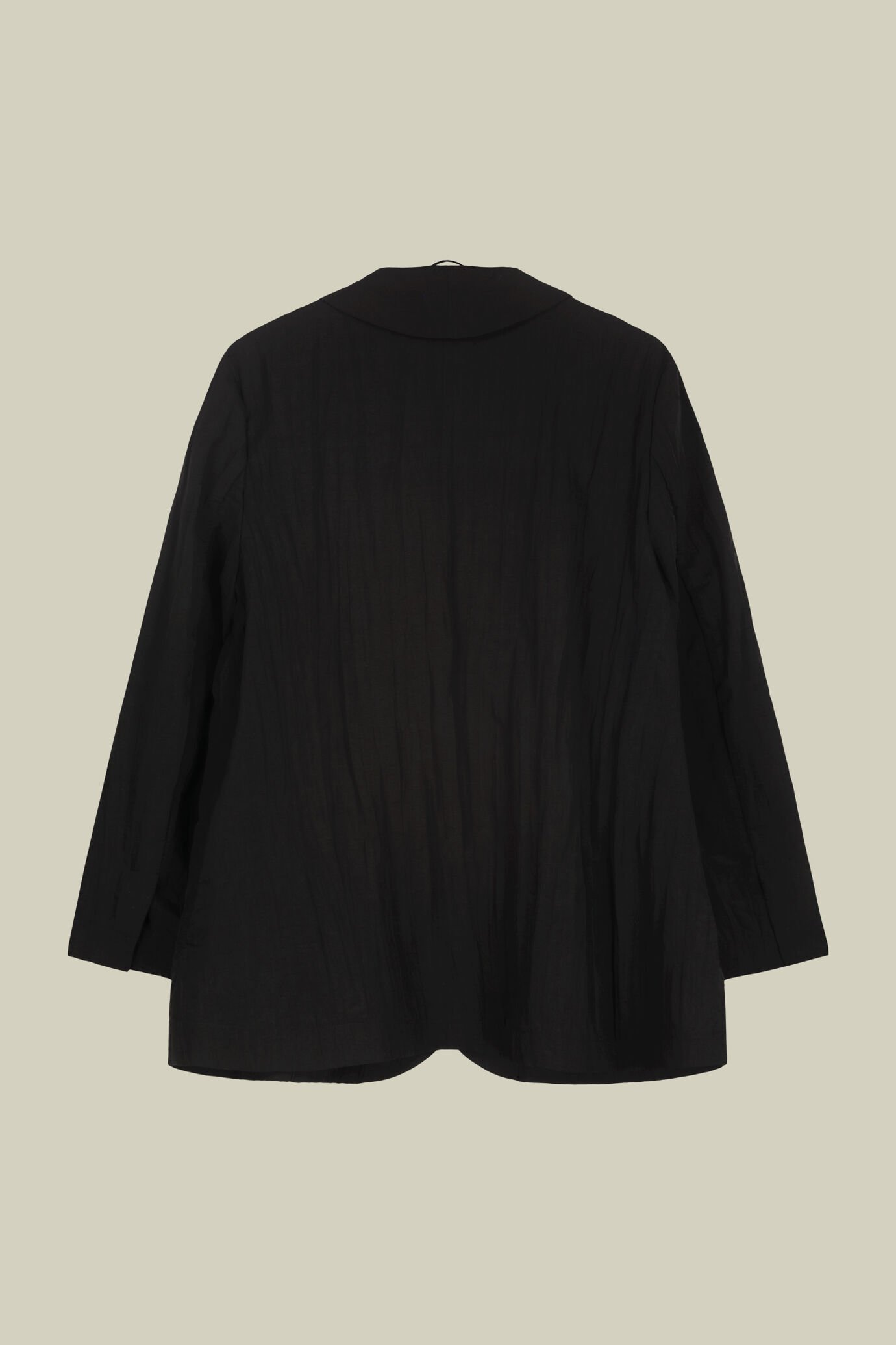 Einreihiger Oversize-Damenblazer mit Knittereffekt image number 6