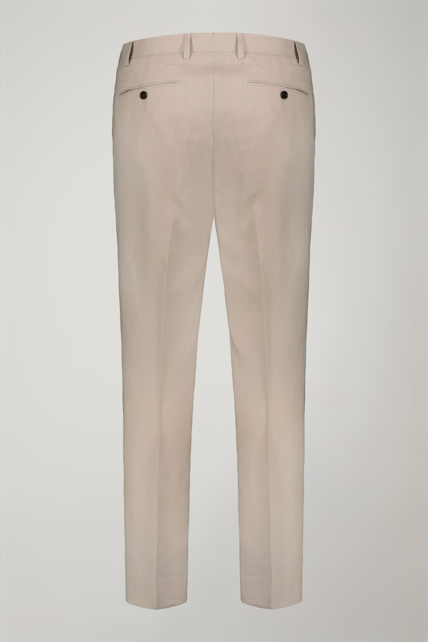 Abito uomo monopetto 100% lino regular fit image number 7