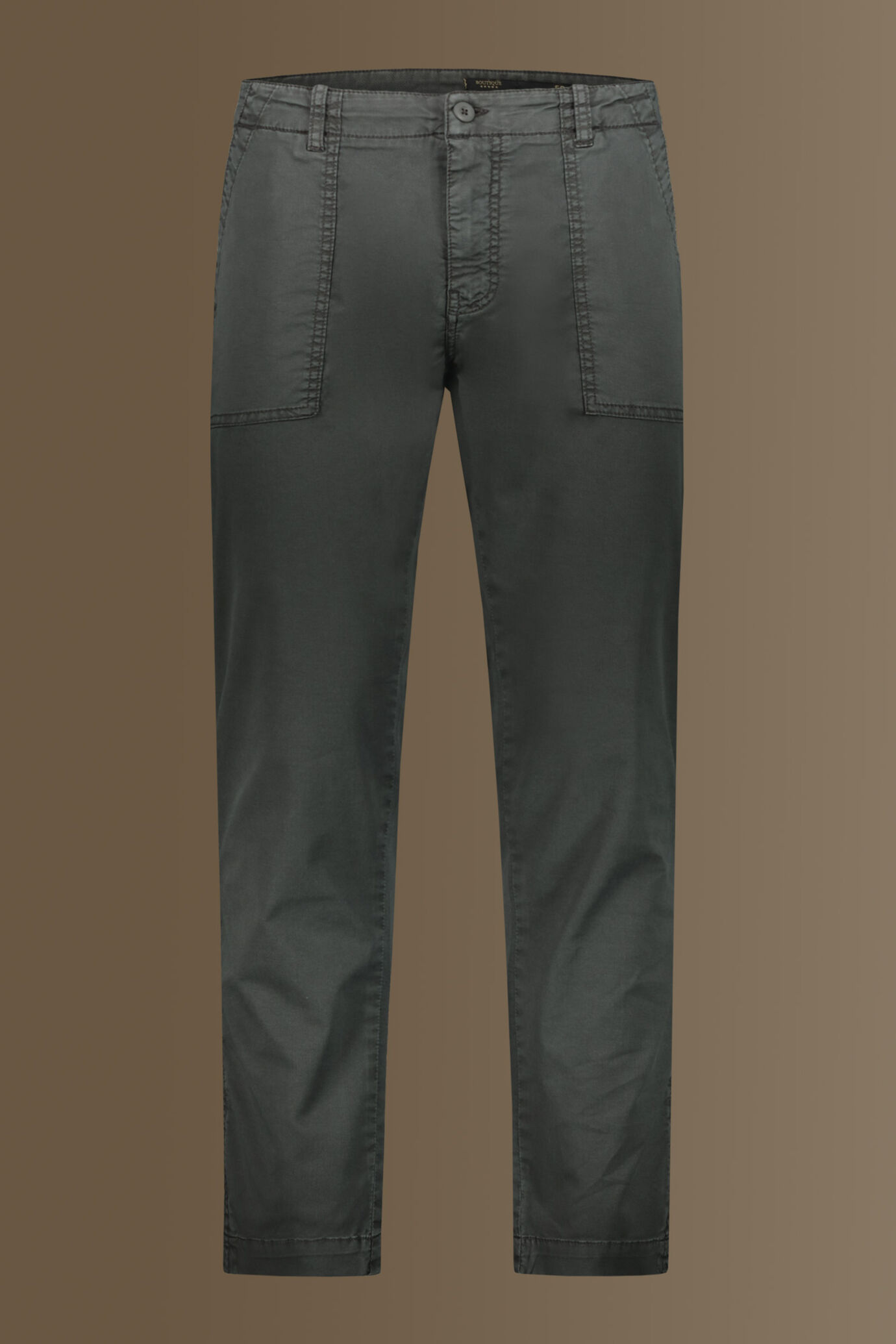 Pantalone fatigue uomo costruzione twill elasticizzato image number 4