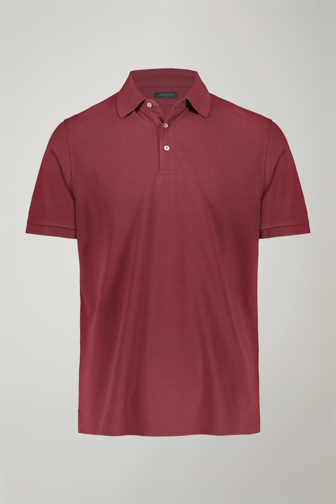 Men’s short sleeve polo shirt 100% piquet cotton regular fit image number 4