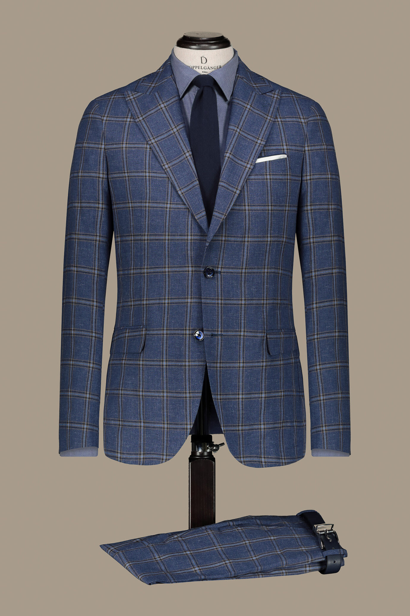 Single breasted suit and trousers with turn up image number 5