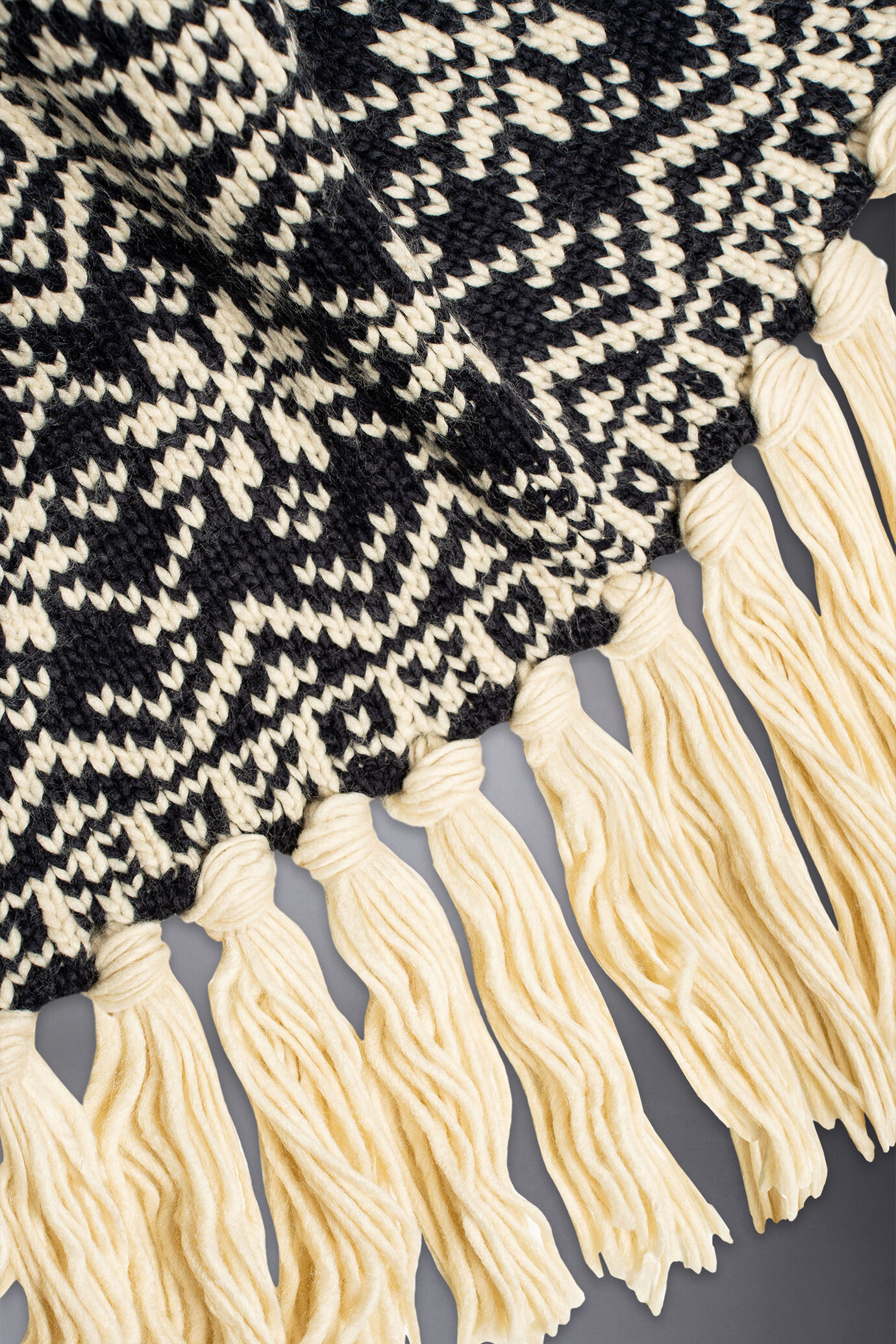 Echarpe pour homme tissu jacquard motif norv&eacute;gien image number 1