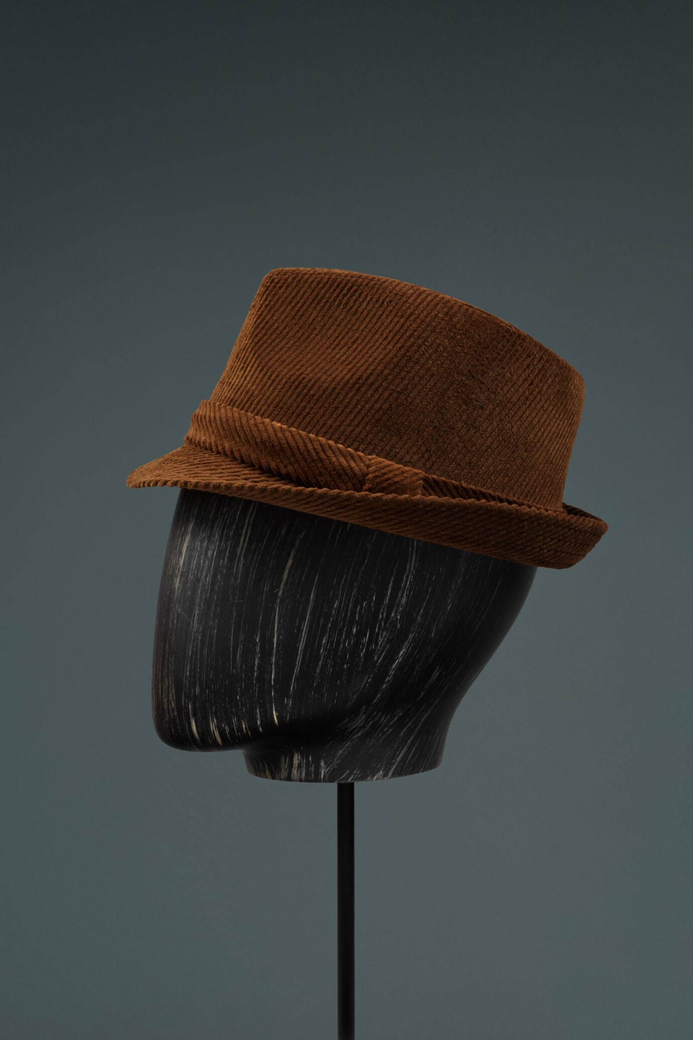 Cappello fedora a coste image number 0