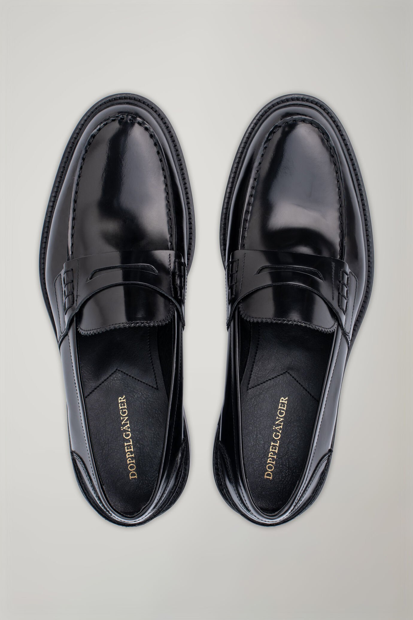 Men's moccasin in real leather image number 3