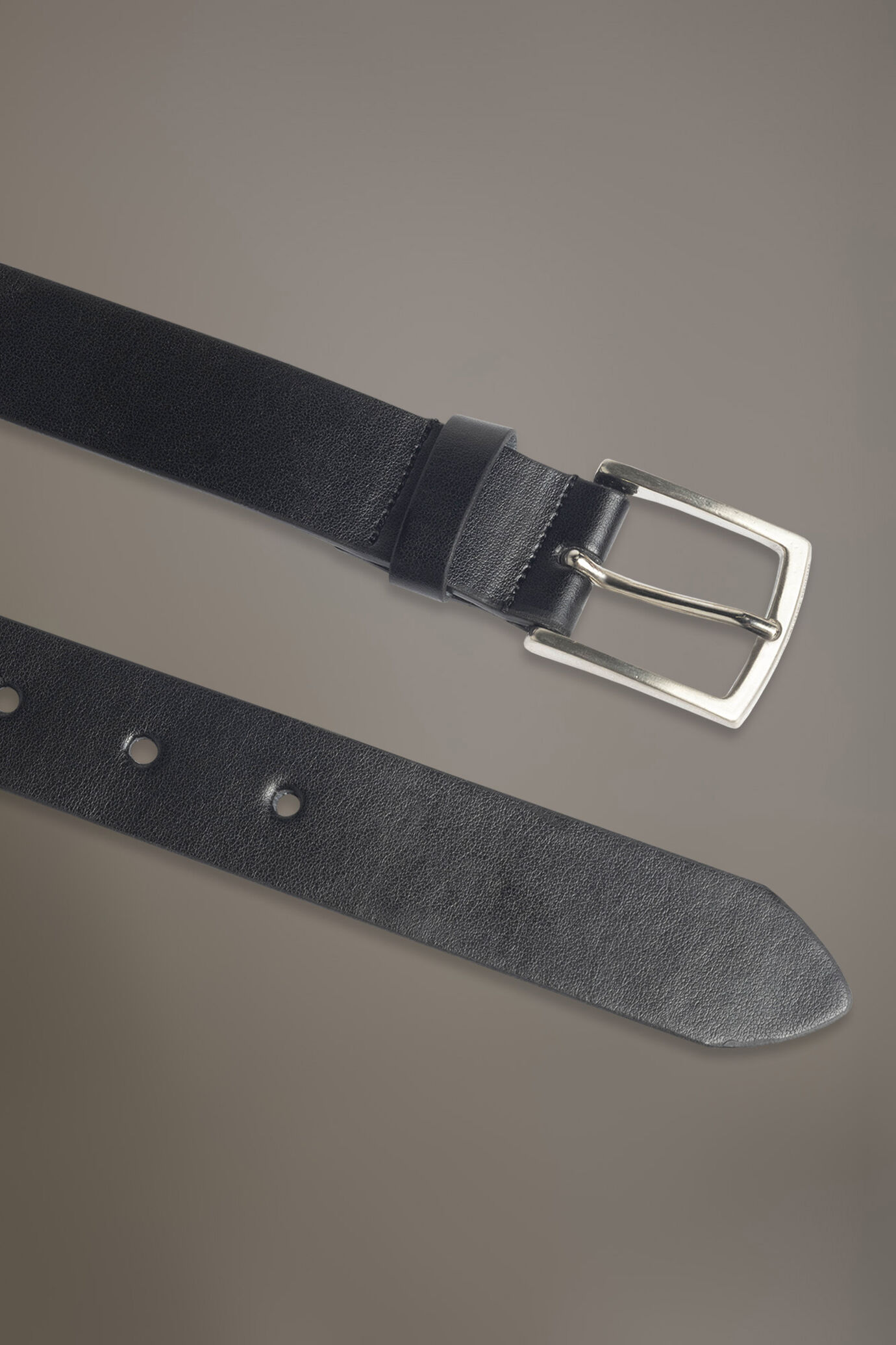 Belt coated with leather made in Italy image number 1