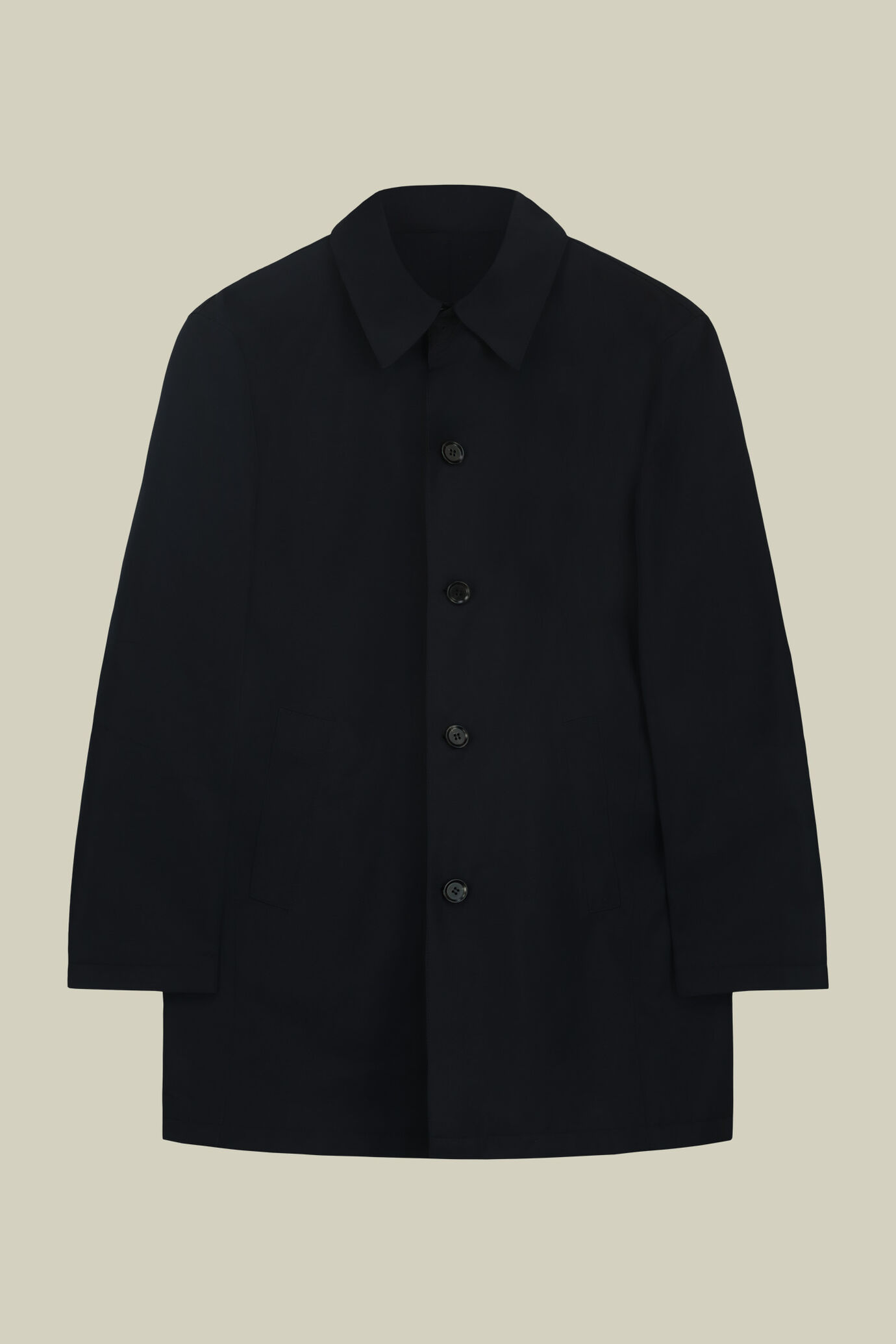 Imperméable pour homme en tissu technique réversible et imperméable Wool Blend coupe classique image number 5