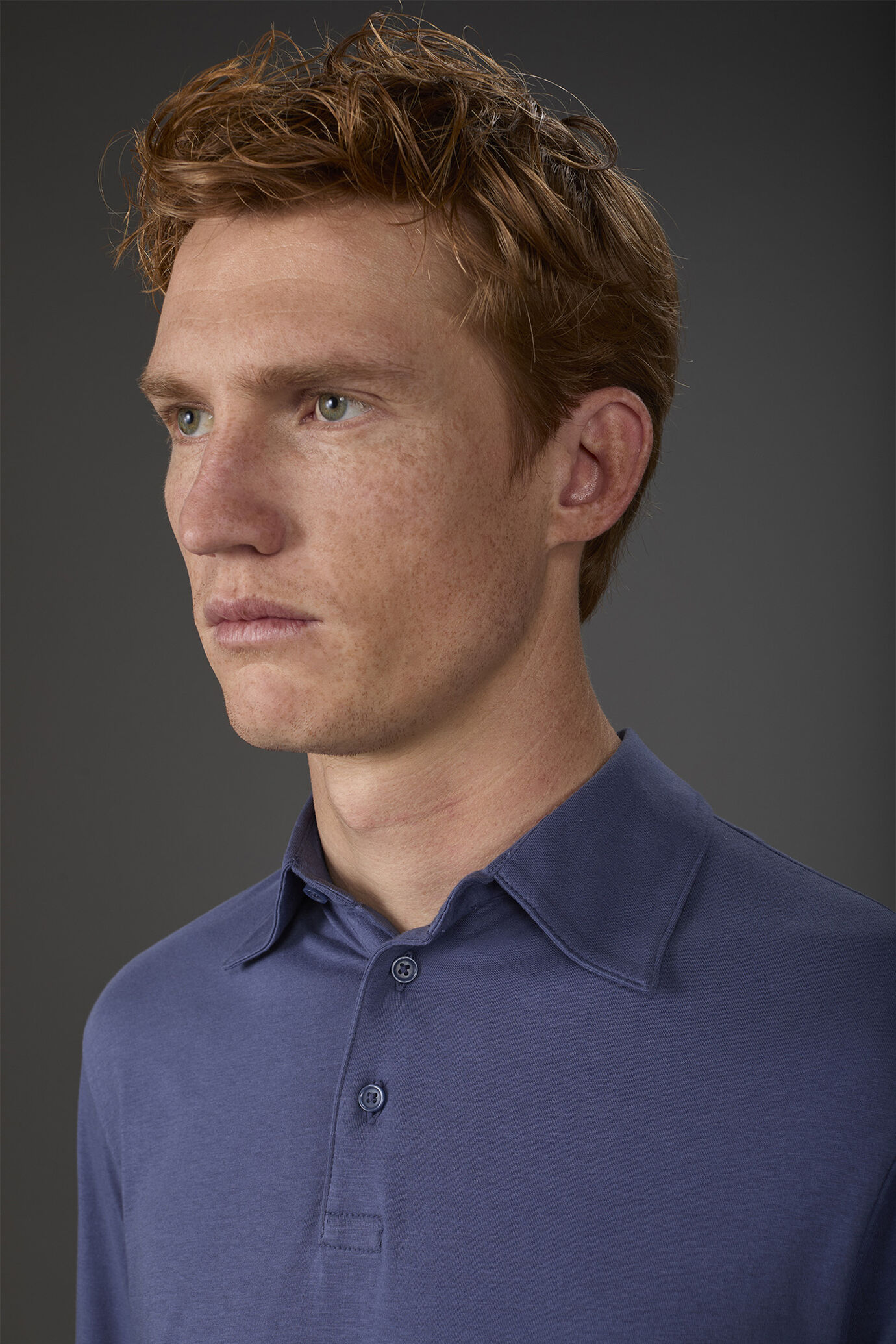 Langarm-Poloshirt für Herren aus 100% Bio-Baumwolle image number 2