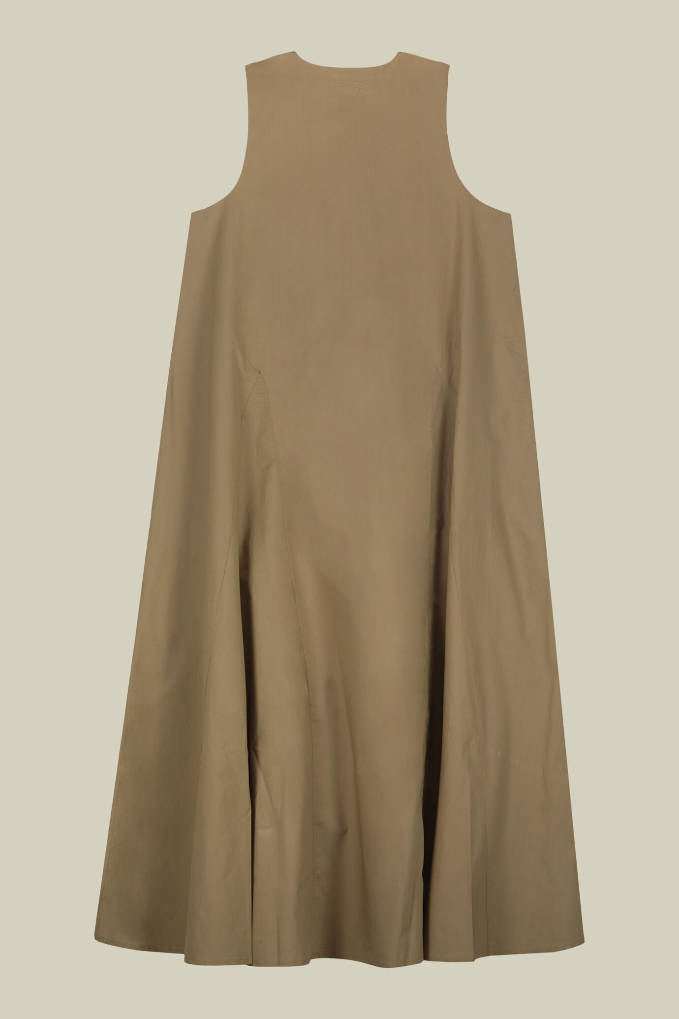 Robe longue évasée pour femme avec col en V image number 1