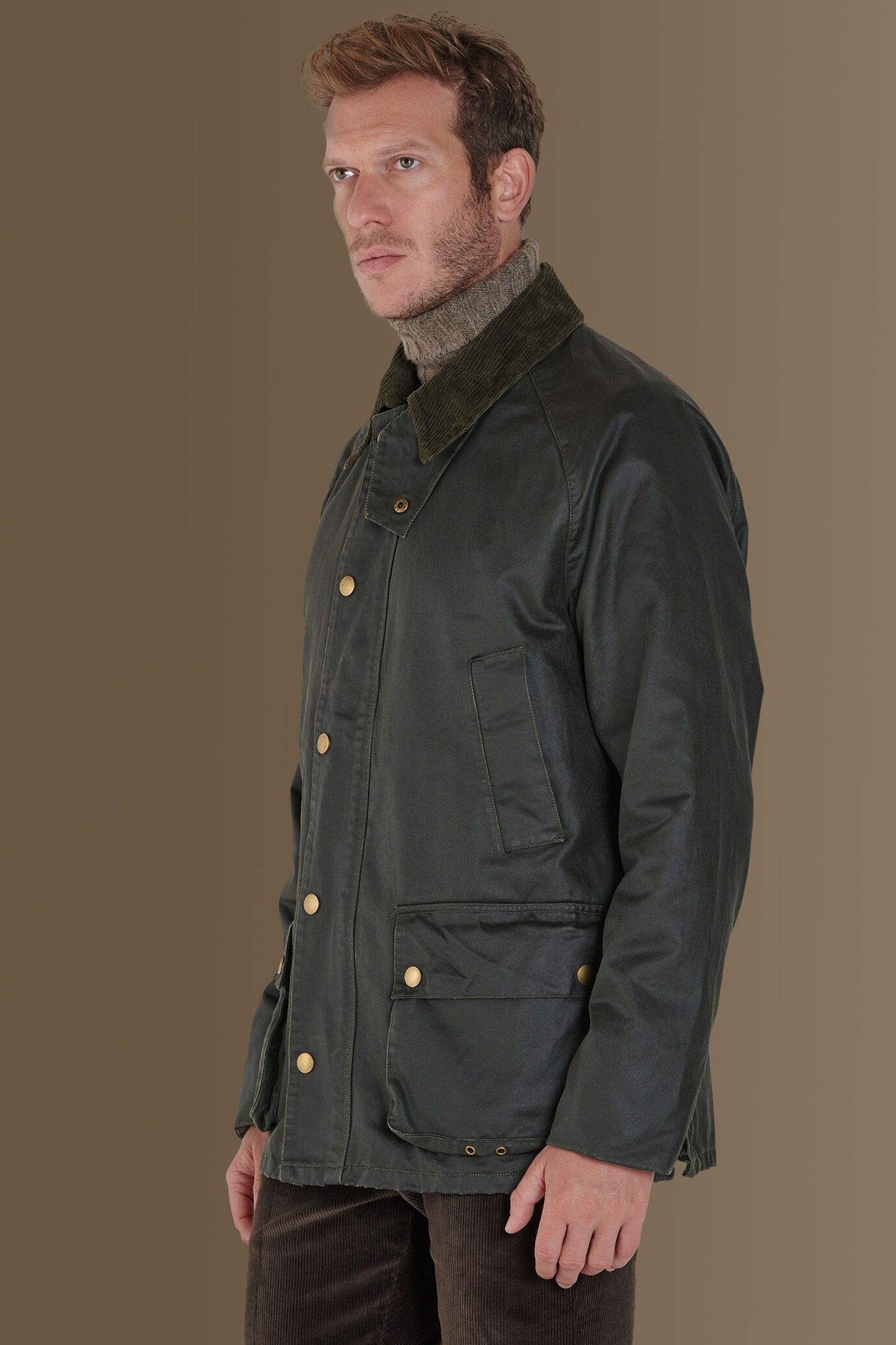 Wax touch jacket 100% cotton image number 2