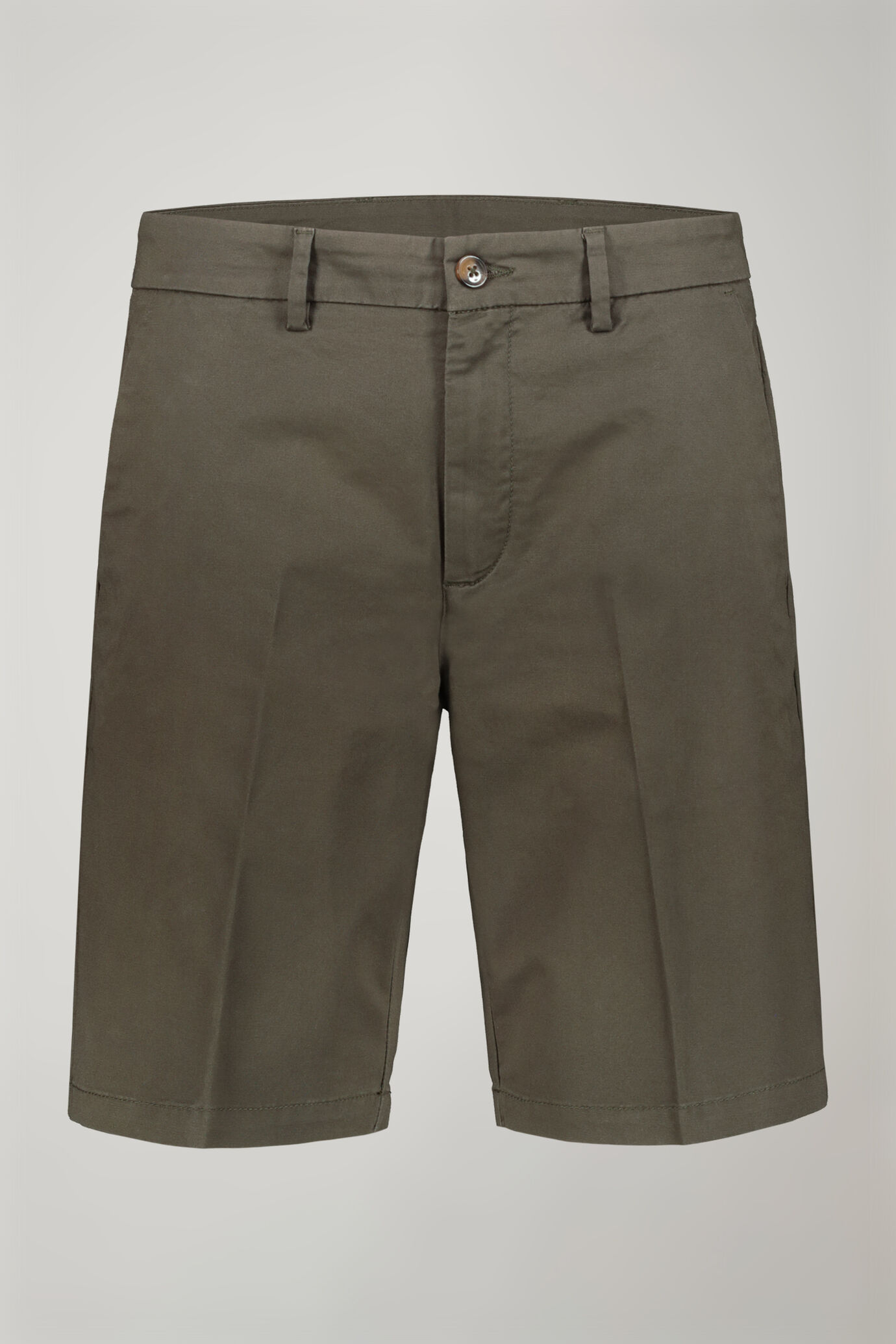 Men's Bermuda shorts classic twill construction regular fit image number 4